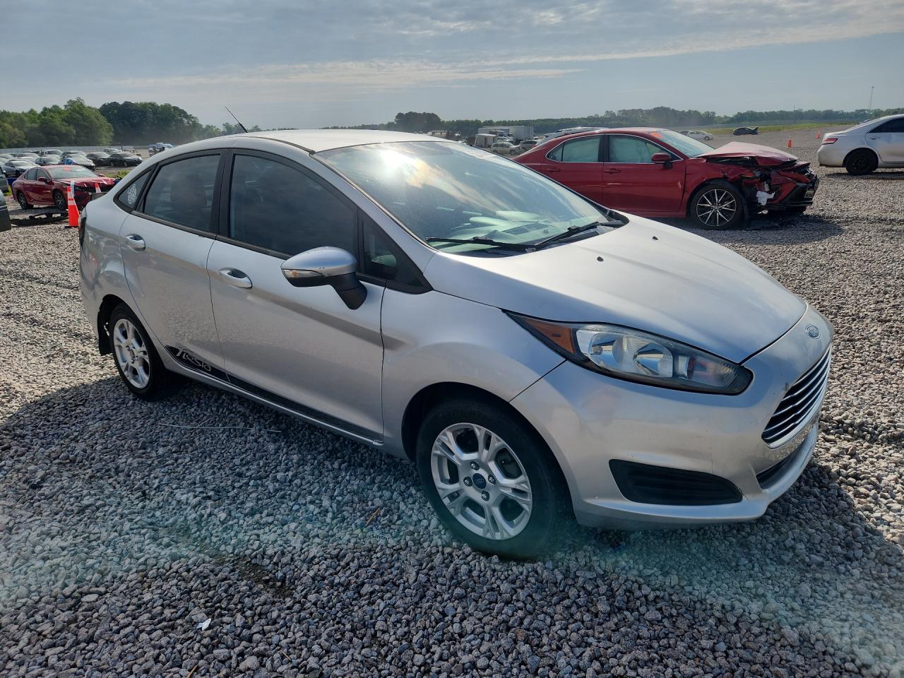 2014 Ford Fiesta Se Silver vin: 3FADP4BJ2EM114151