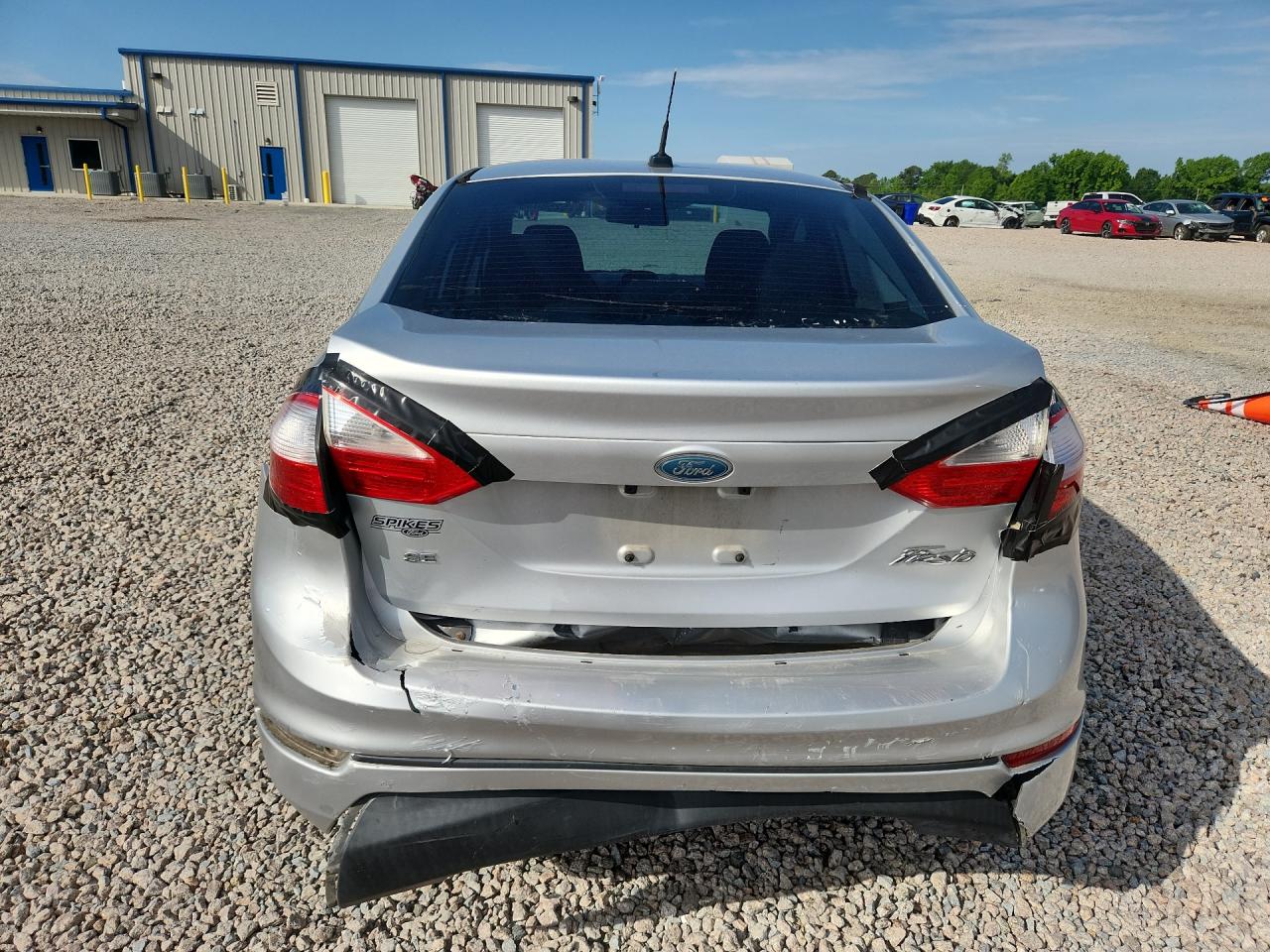 2014 Ford Fiesta Se Silver vin: 3FADP4BJ2EM114151