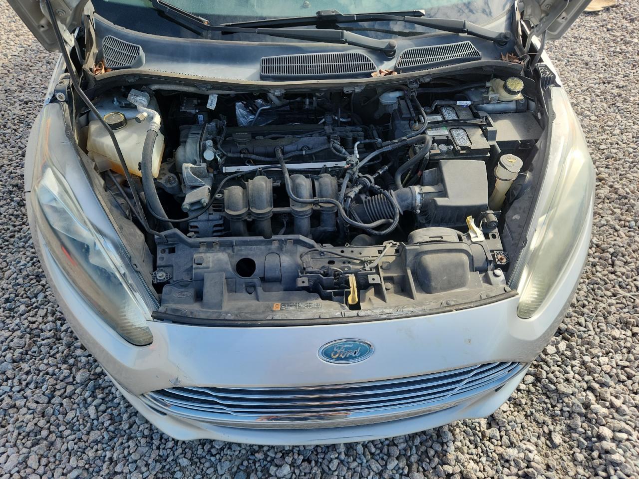 2014 Ford Fiesta Se Silver vin: 3FADP4BJ2EM114151