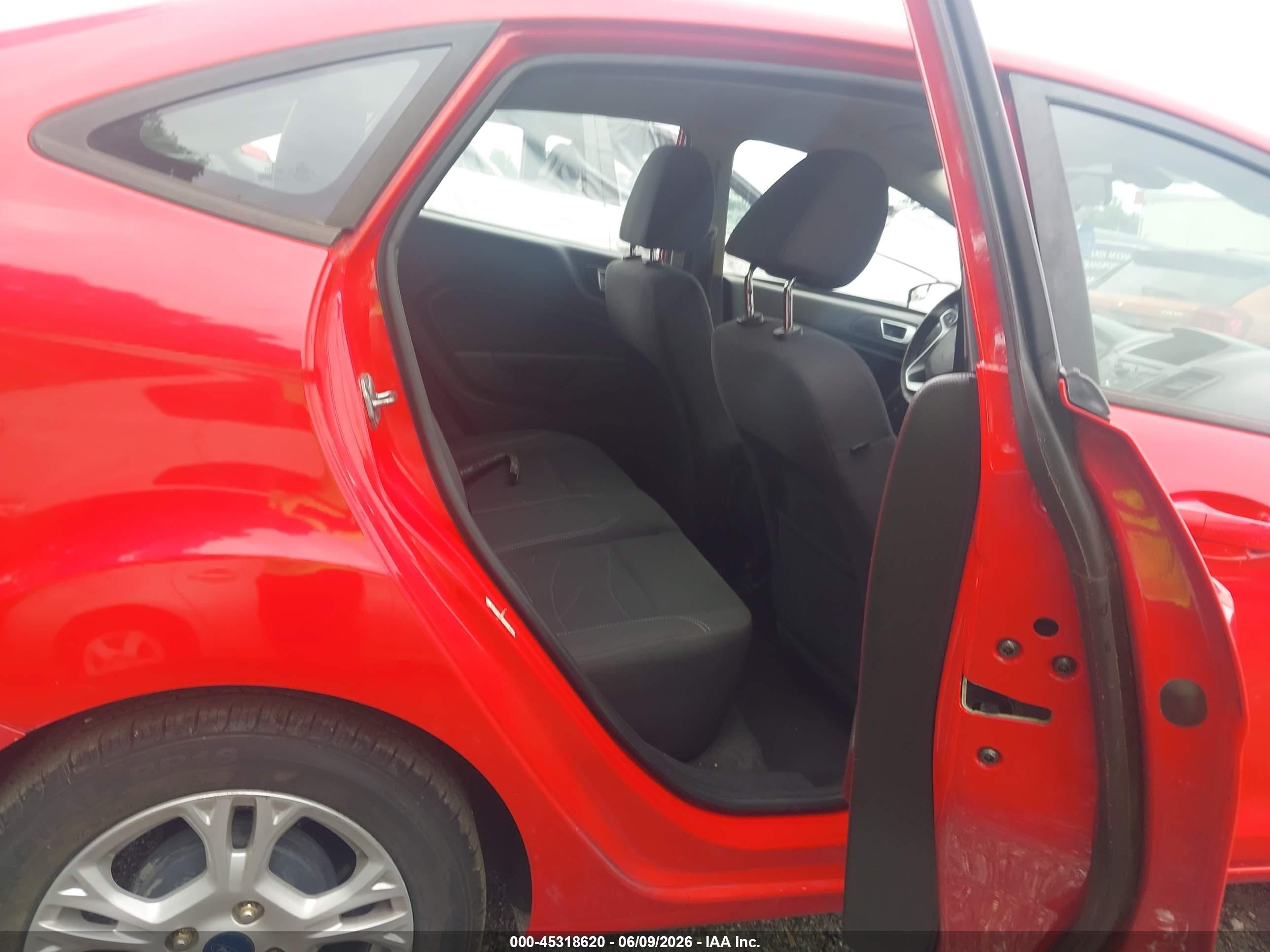 2014 Ford Fiesta Se Red vin: 3FADP4BJ2EM189304