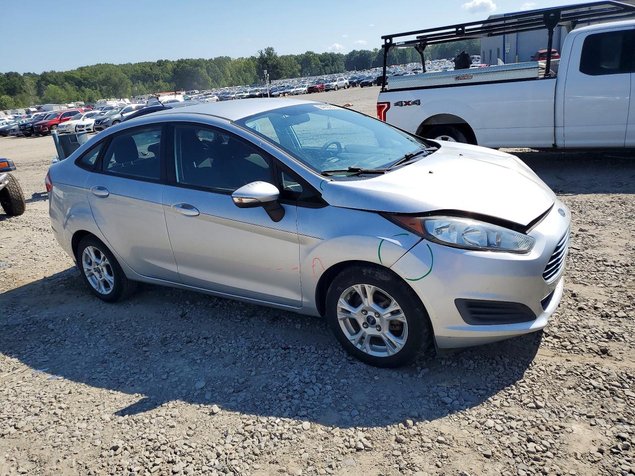 2014 Ford Fiesta Se Silver vin: 3FADP4BJ2EM199511