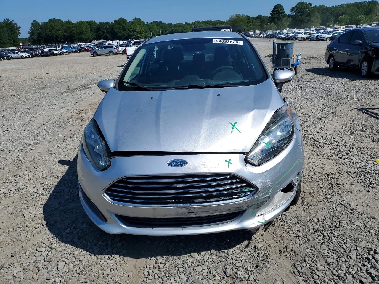 2014 Ford Fiesta Se Silver vin: 3FADP4BJ2EM199511