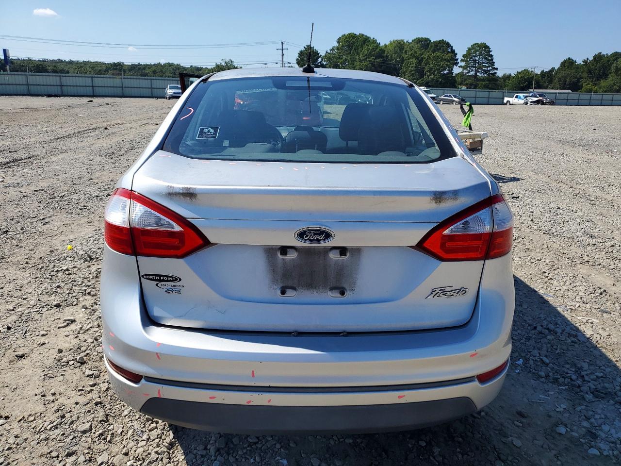 2014 Ford Fiesta Se Silver vin: 3FADP4BJ2EM199511