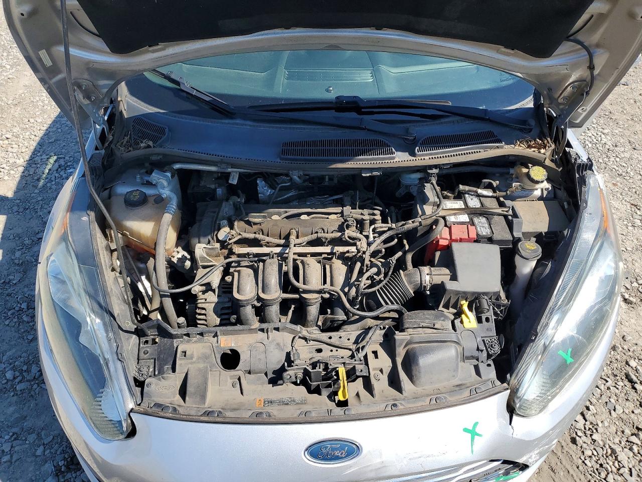 2014 Ford Fiesta Se Silver vin: 3FADP4BJ2EM199511