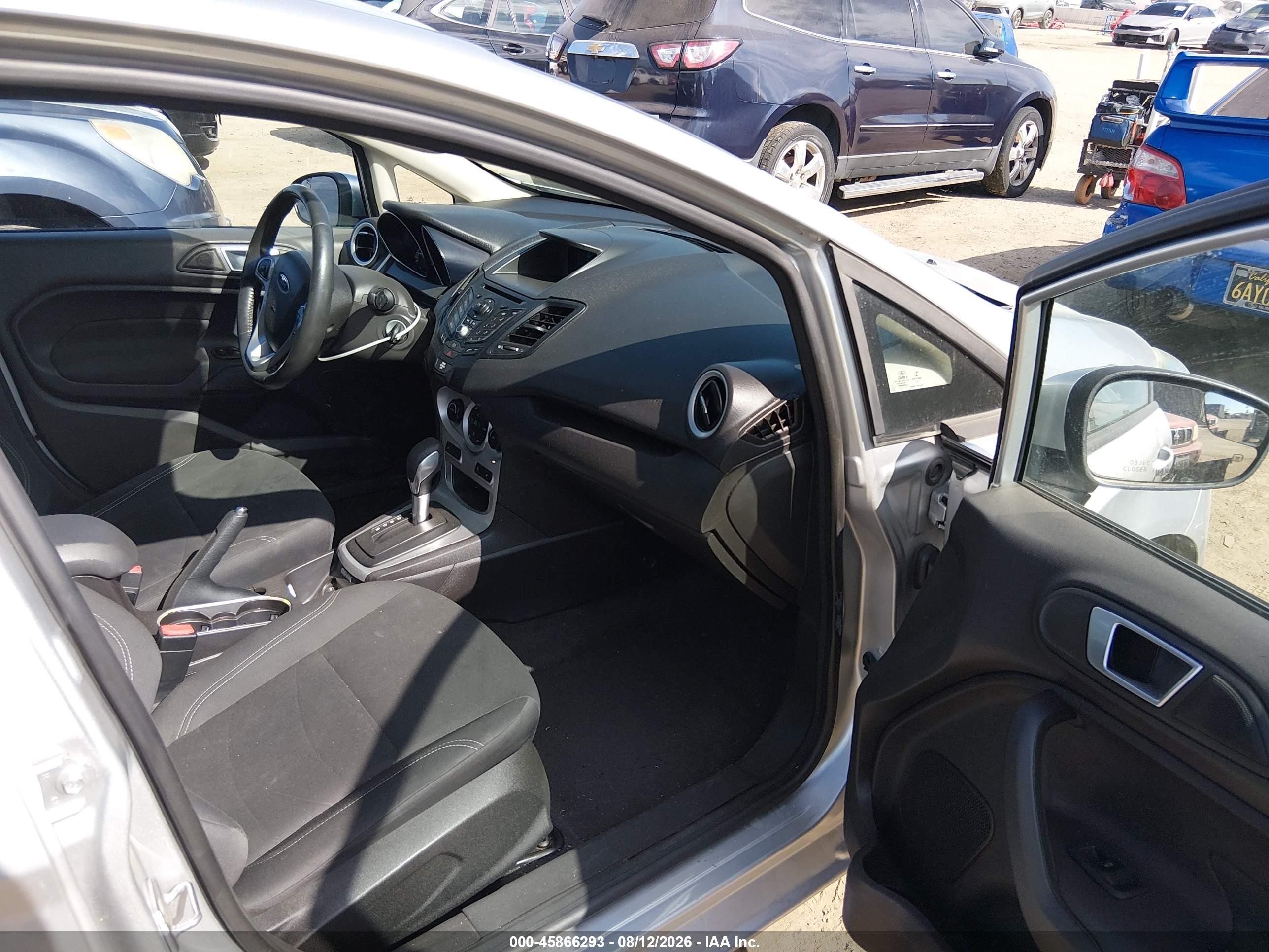 2014 Ford Fiesta Se Silver vin: 3FADP4BJ2EM203489