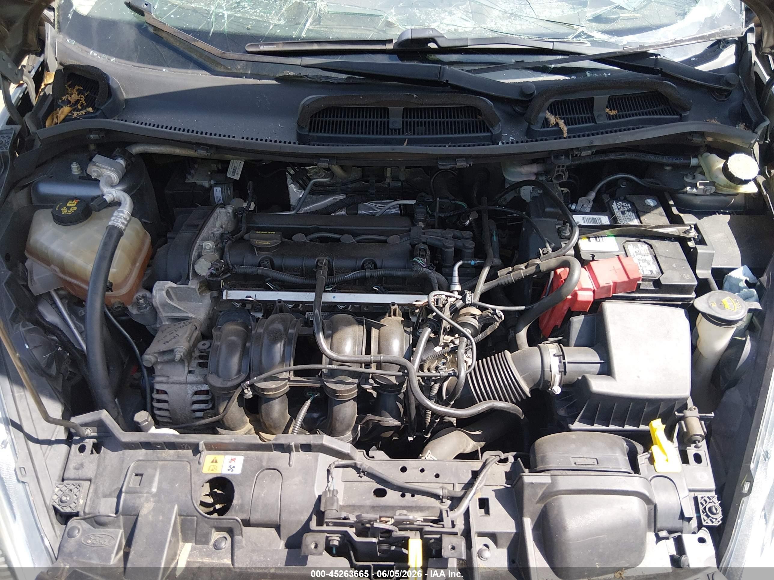 2014 Ford Fiesta Se Gray vin: 3FADP4BJ2EM205369
