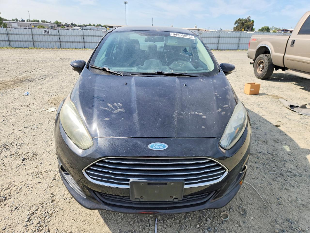 2015 Ford Fiesta Se Black vin: 3FADP4BJ2FM164727