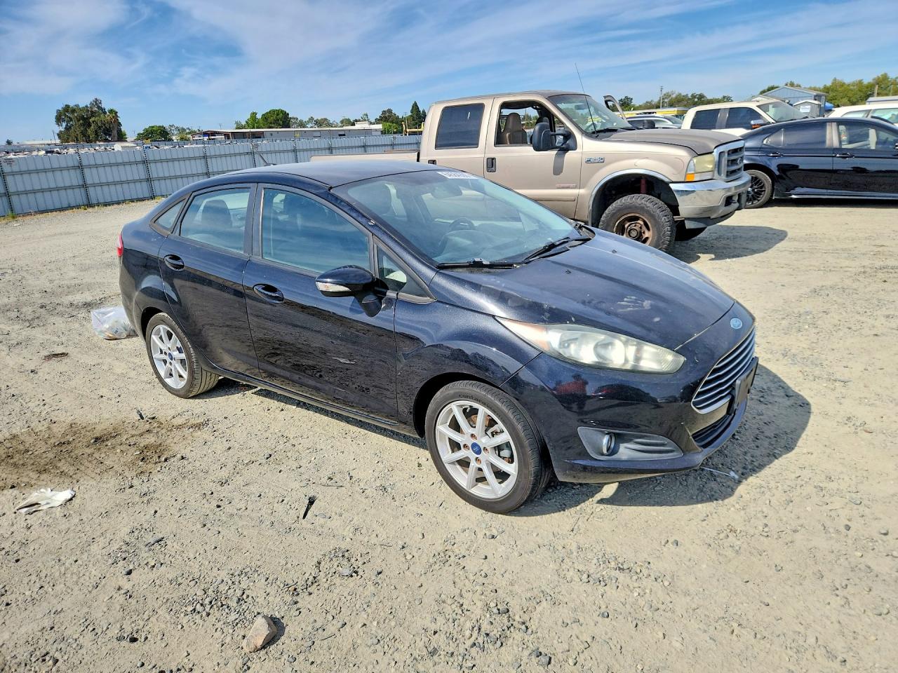 2015 Ford Fiesta Se Black vin: 3FADP4BJ2FM164727
