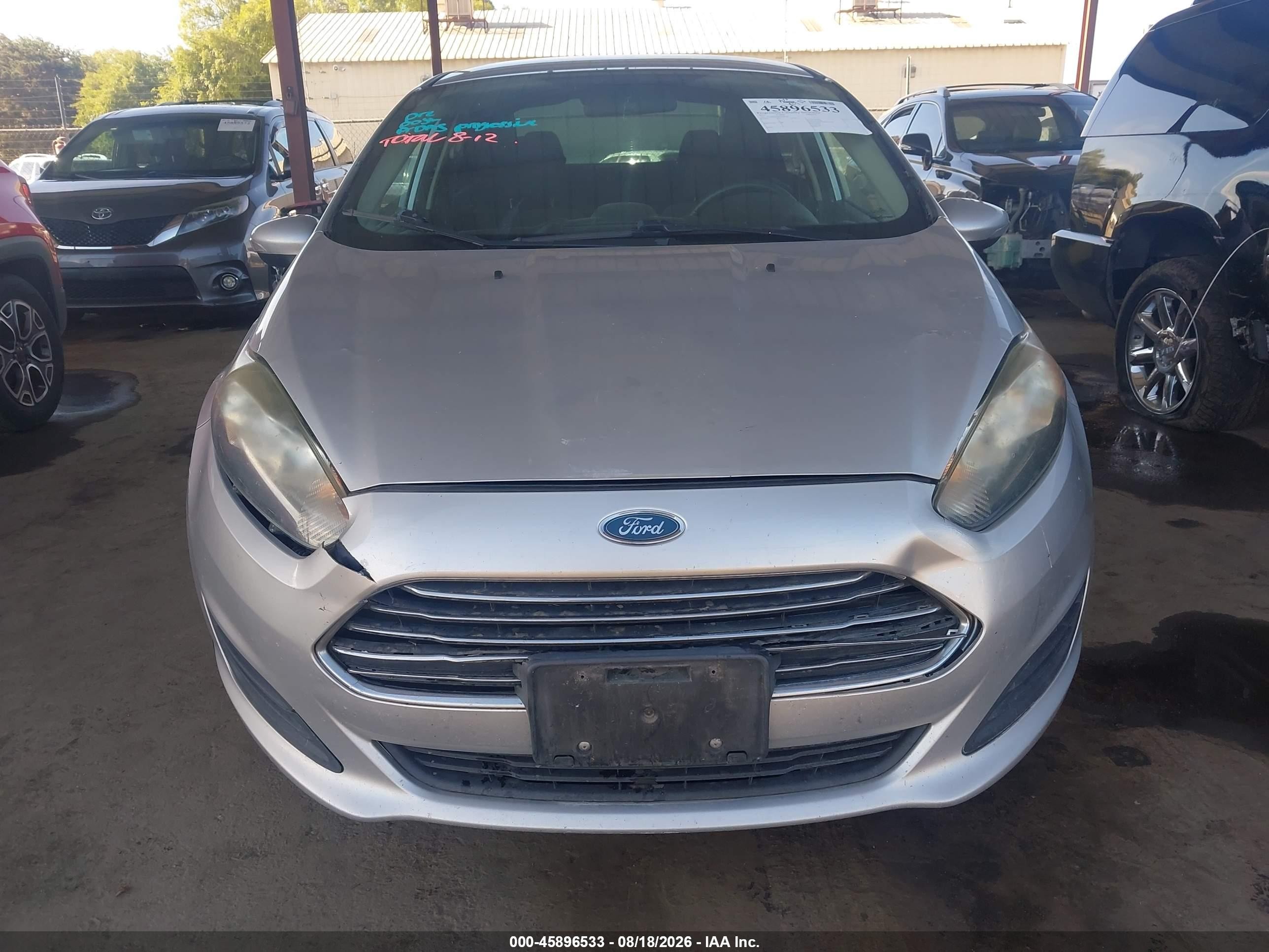 2015 Ford Fiesta Se Silver vin: 3FADP4BJ2FM190969