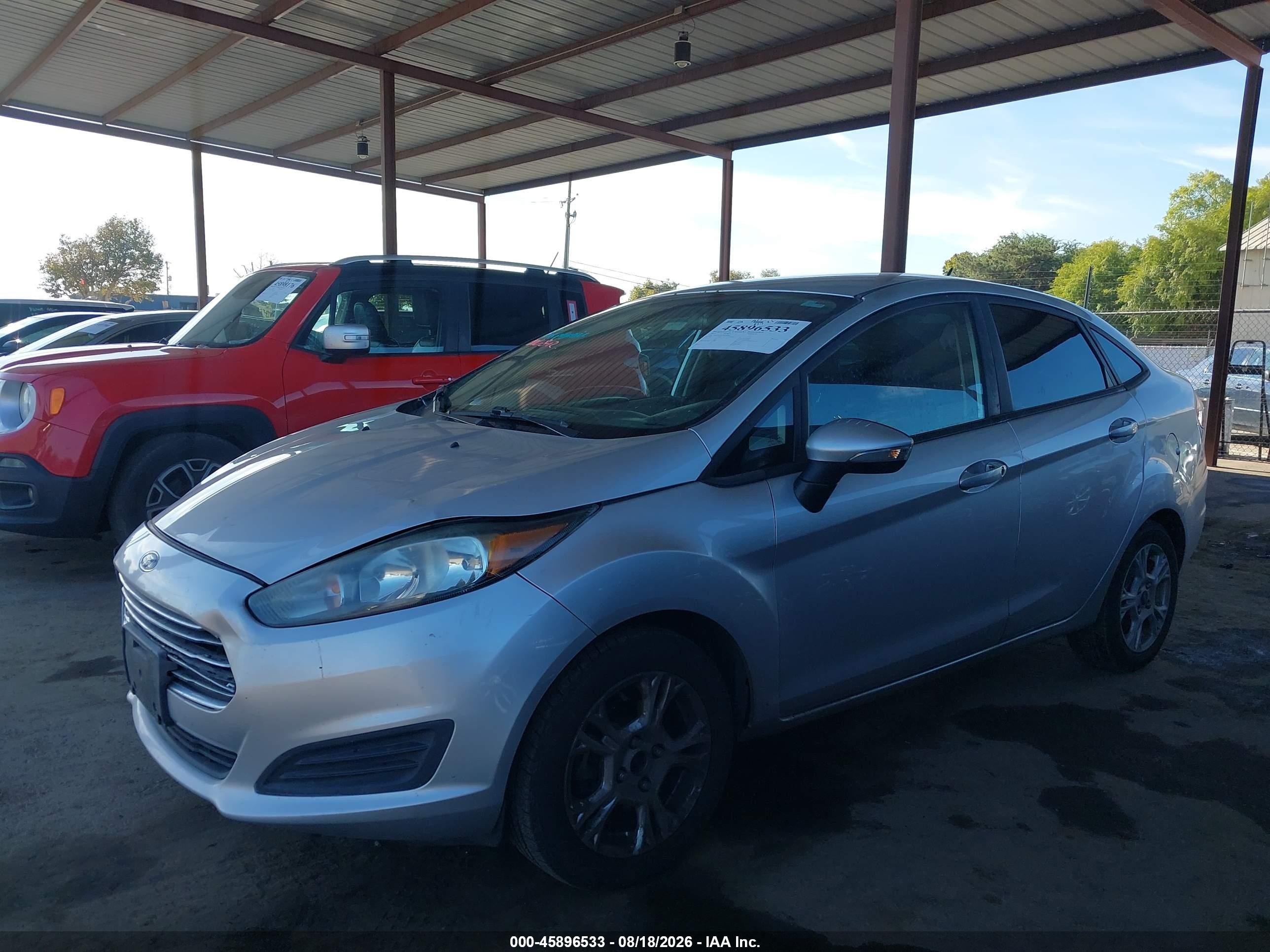 2015 Ford Fiesta Se Silver vin: 3FADP4BJ2FM190969