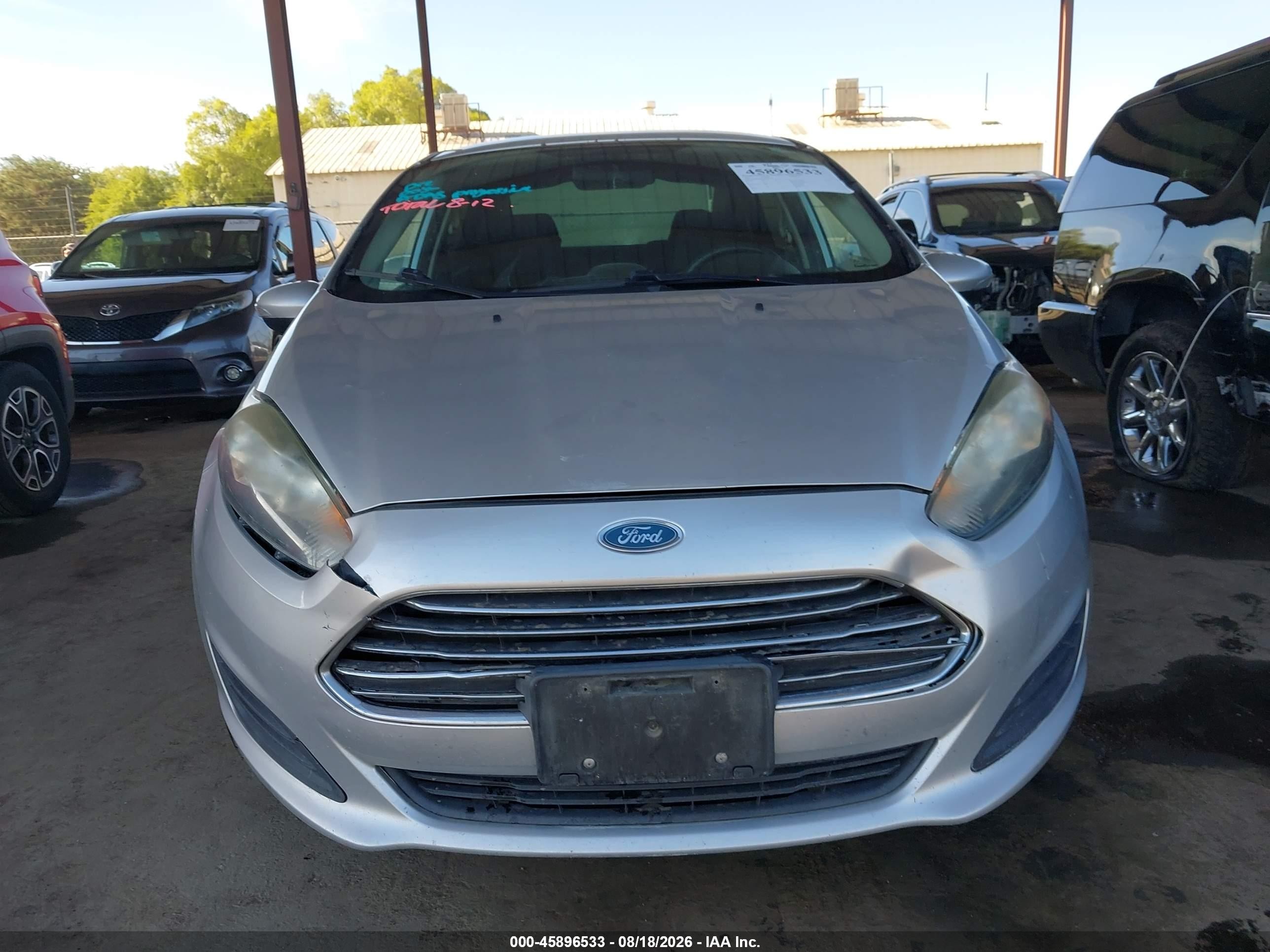 2015 Ford Fiesta Se Silver vin: 3FADP4BJ2FM190969