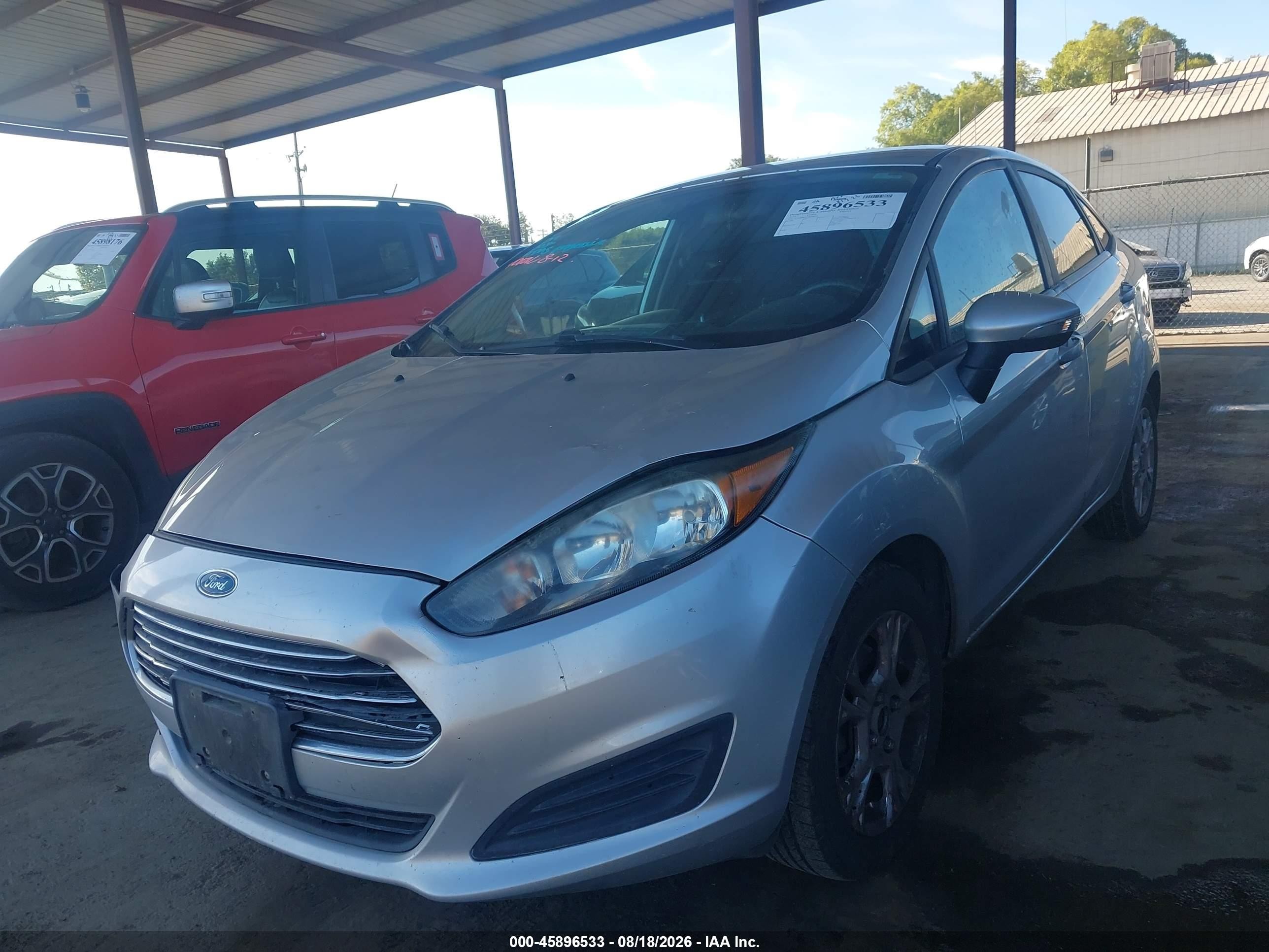 2015 Ford Fiesta Se Silver vin: 3FADP4BJ2FM190969