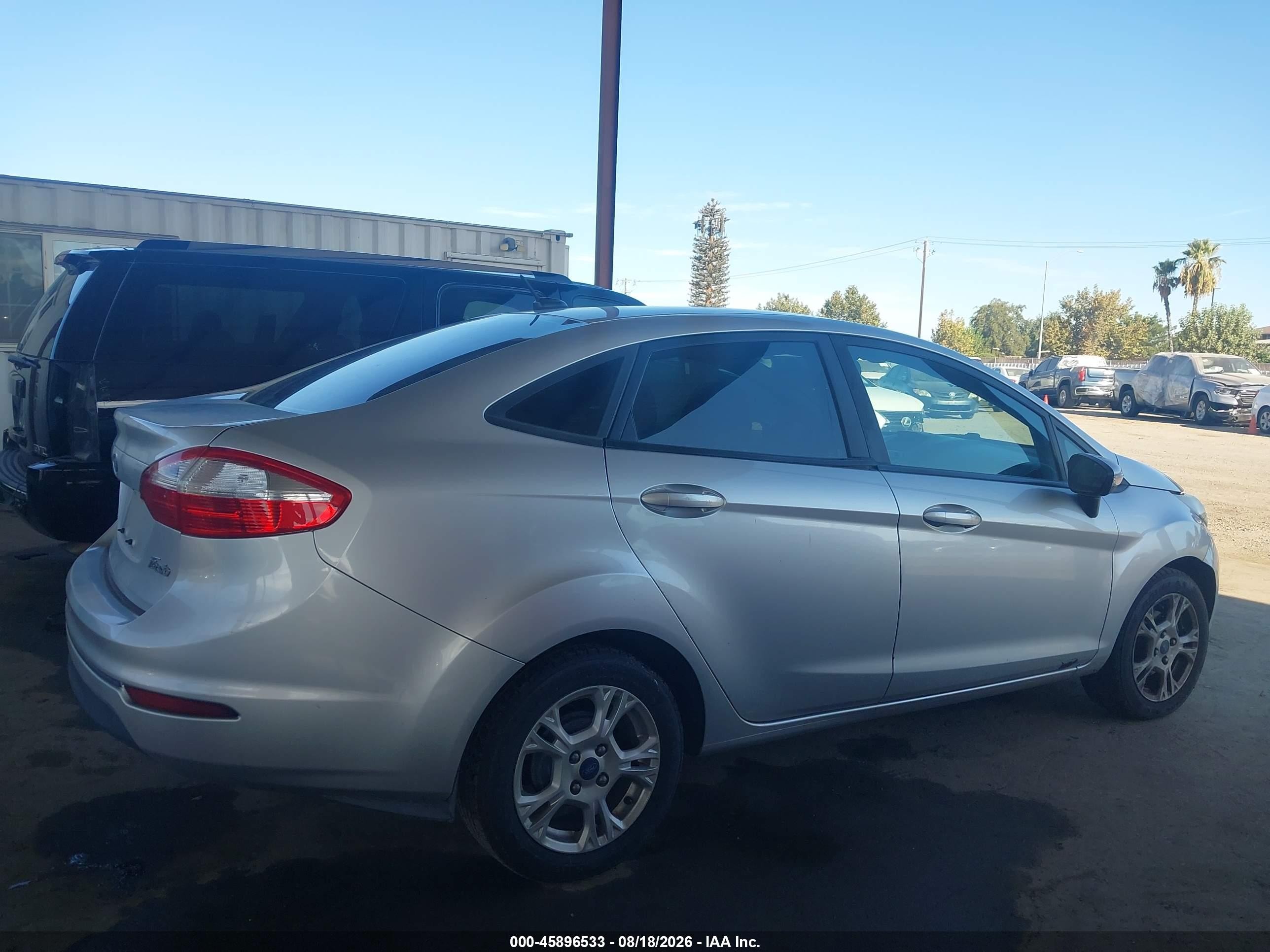 2015 Ford Fiesta Se Silver vin: 3FADP4BJ2FM190969