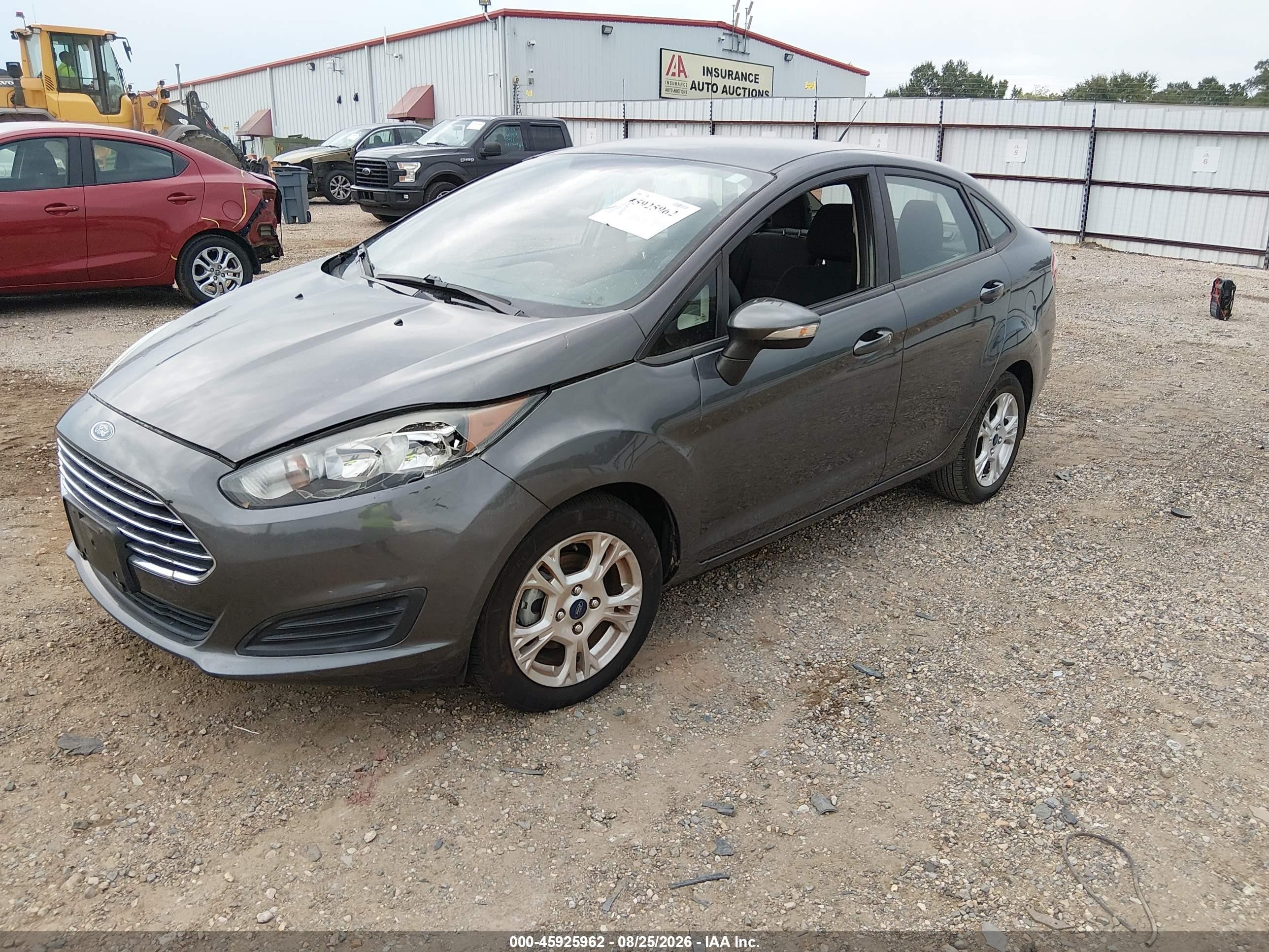 2015 Ford Fiesta Se Gray vin: 3FADP4BJ2FM196447