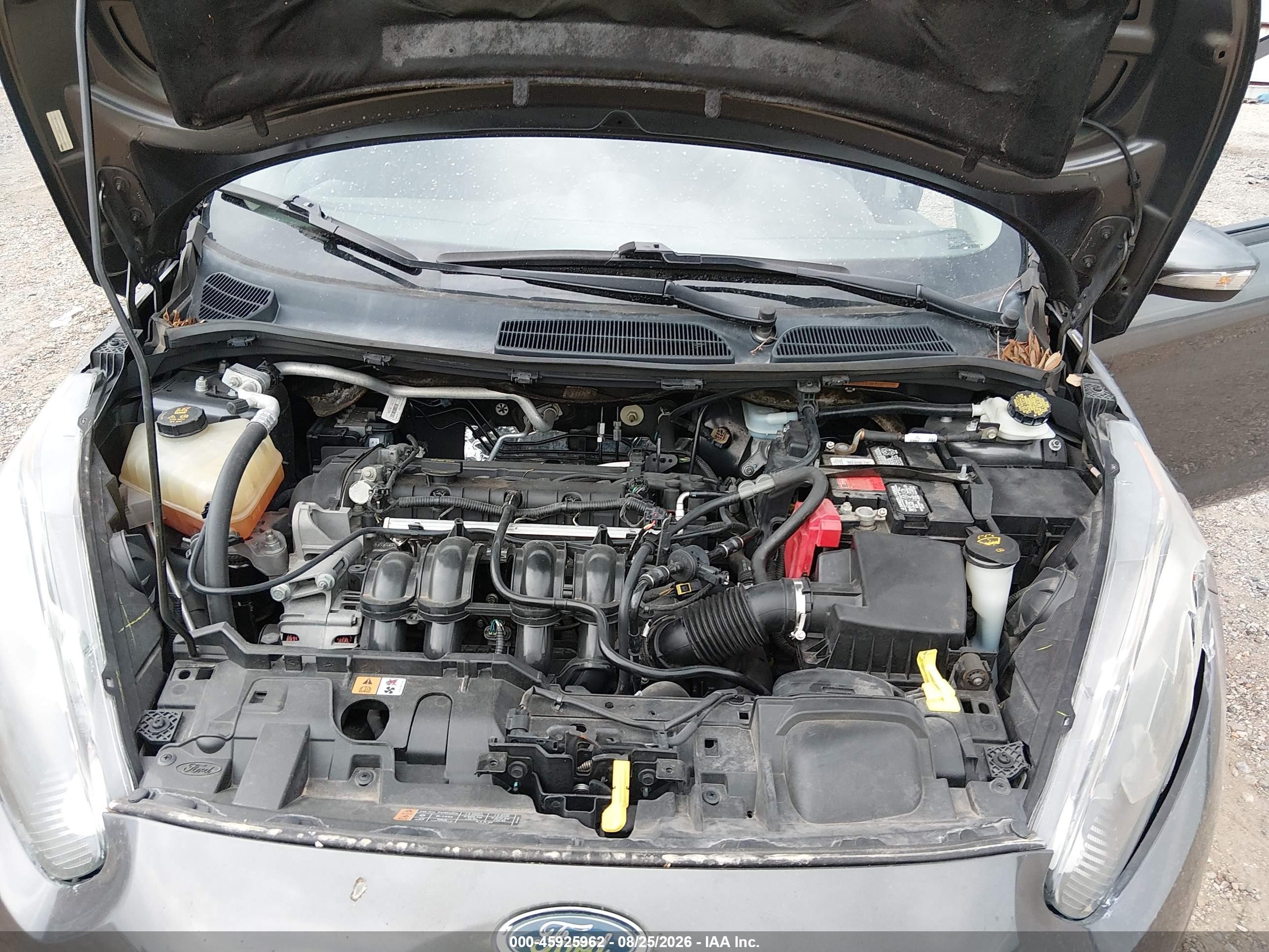 2015 Ford Fiesta Se Gray vin: 3FADP4BJ2FM196447