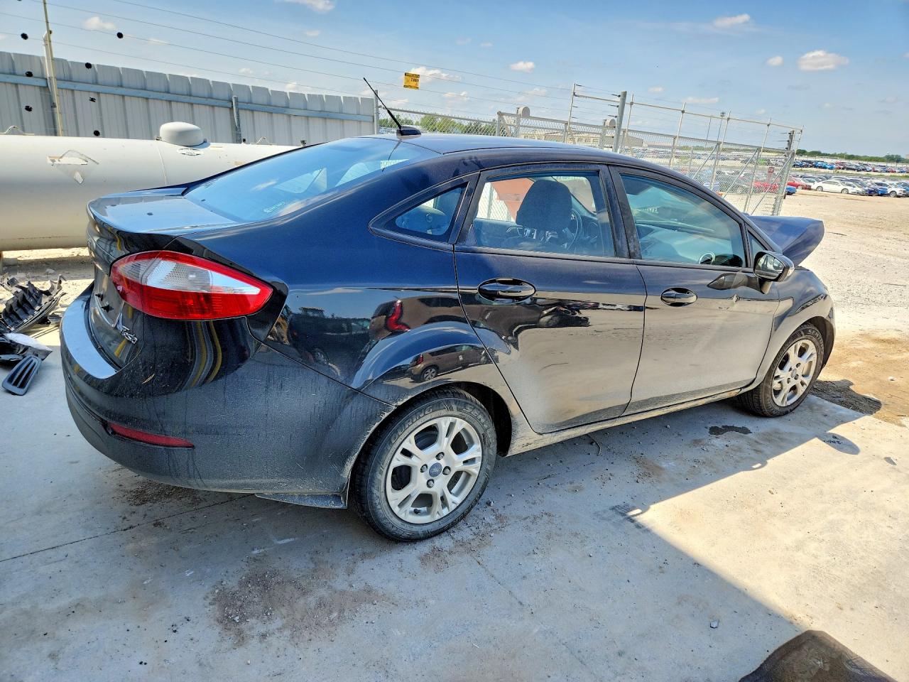 2015 Ford Fiesta Se Black vin: 3FADP4BJ2FM199171