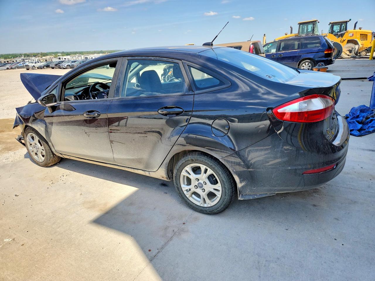2015 Ford Fiesta Se Black vin: 3FADP4BJ2FM199171