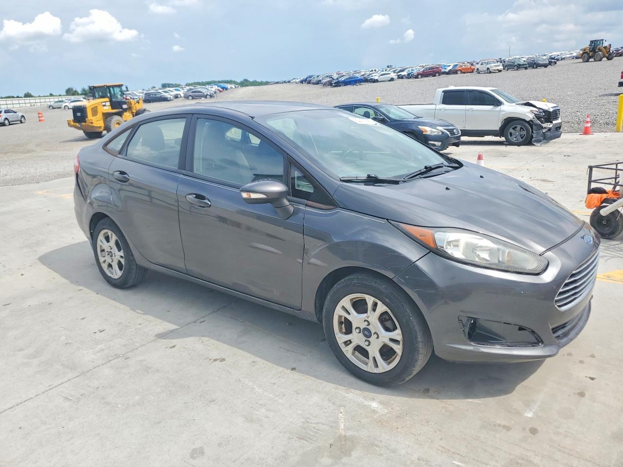 2015 Ford Fiesta Se Gray vin: 3FADP4BJ2FM207785
