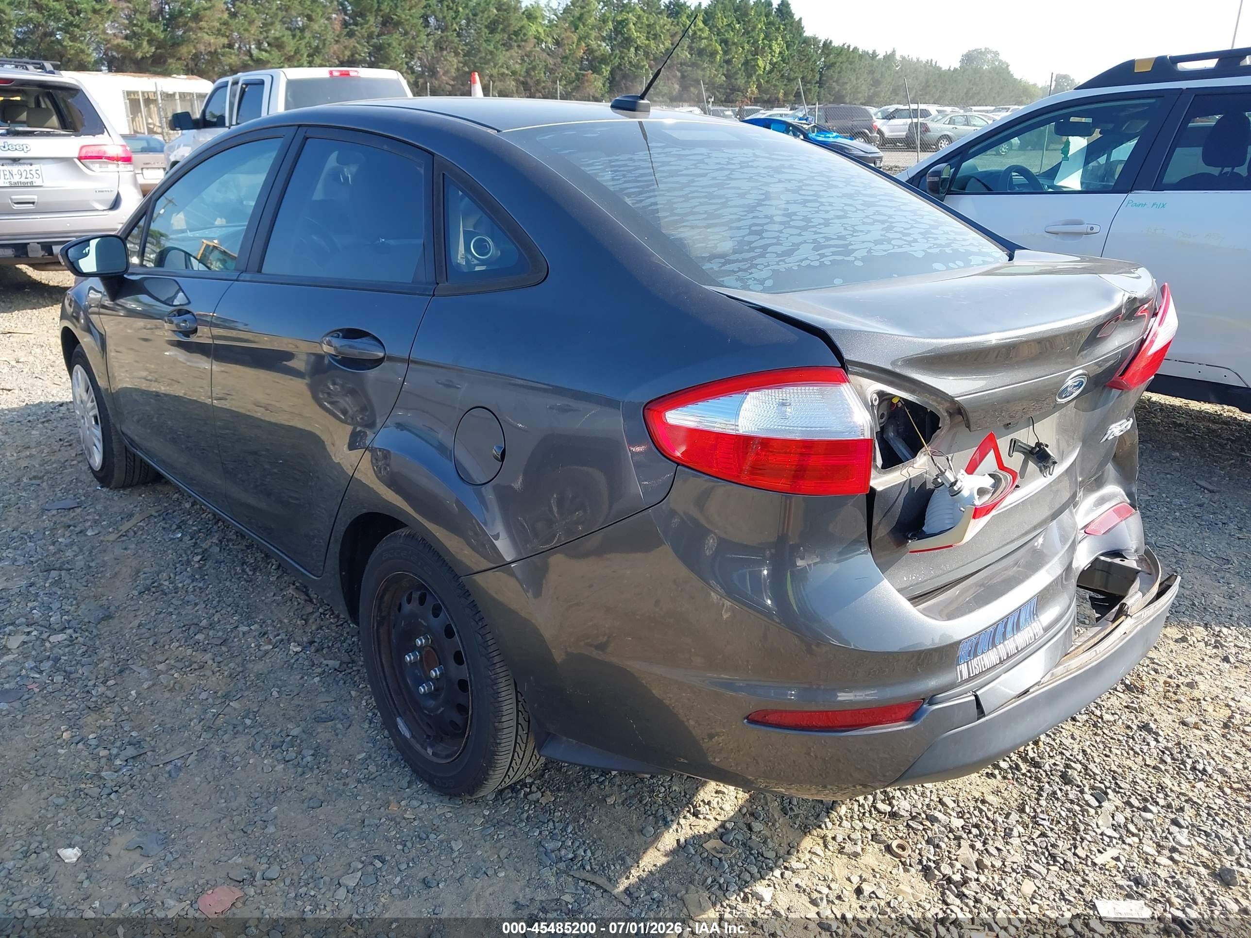 2015 Ford Fiesta Se Gray vin: 3FADP4BJ2FM219015