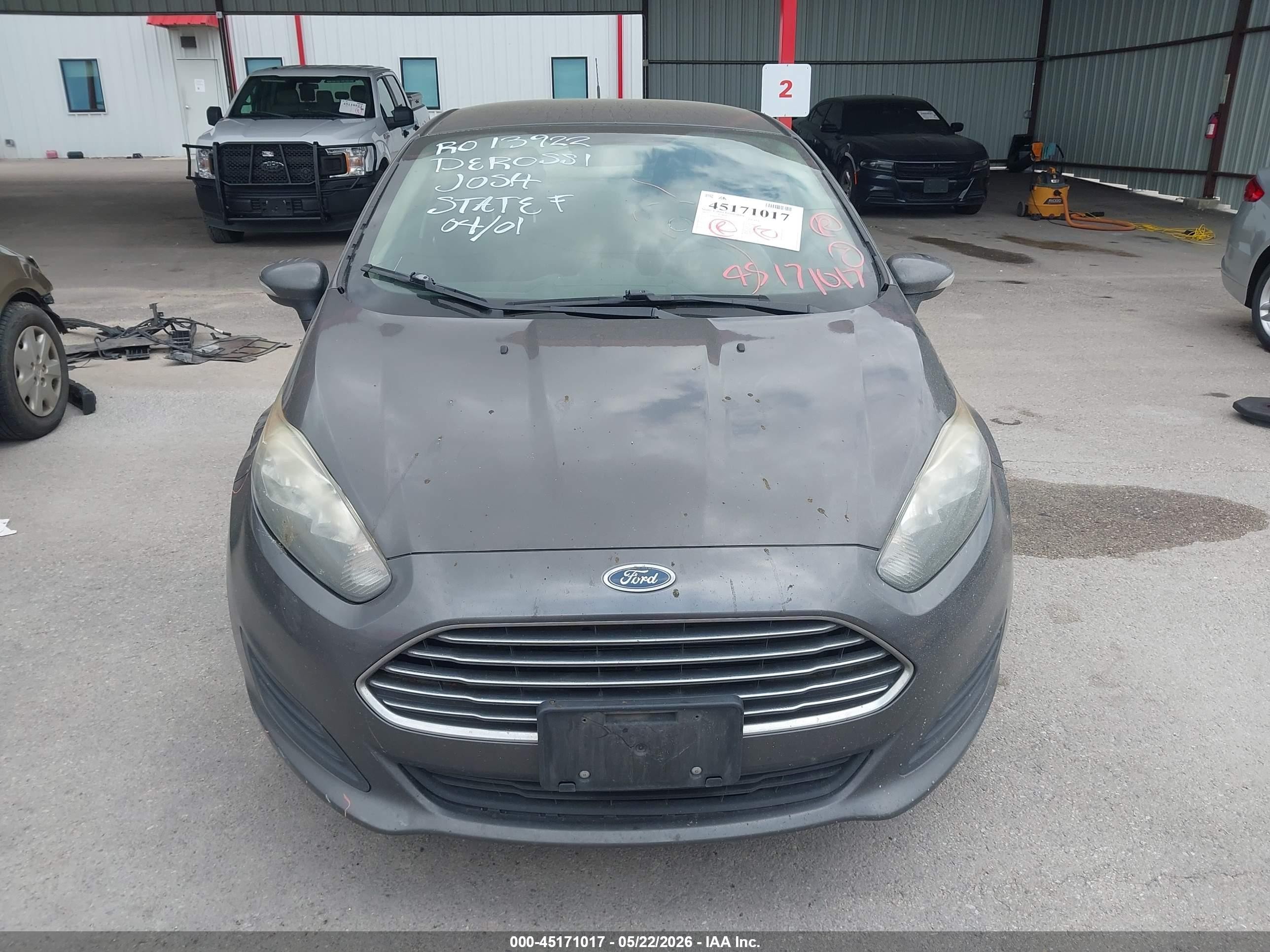 2015 Ford Fiesta Se Gray vin: 3FADP4BJ2FM221105