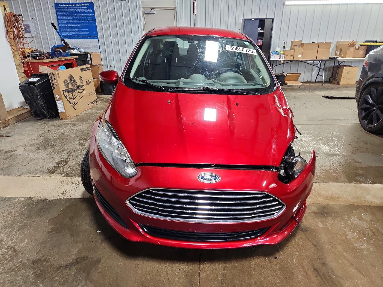 2015 Ford Fiesta Se Red vin: 3FADP4BJ2FM224151