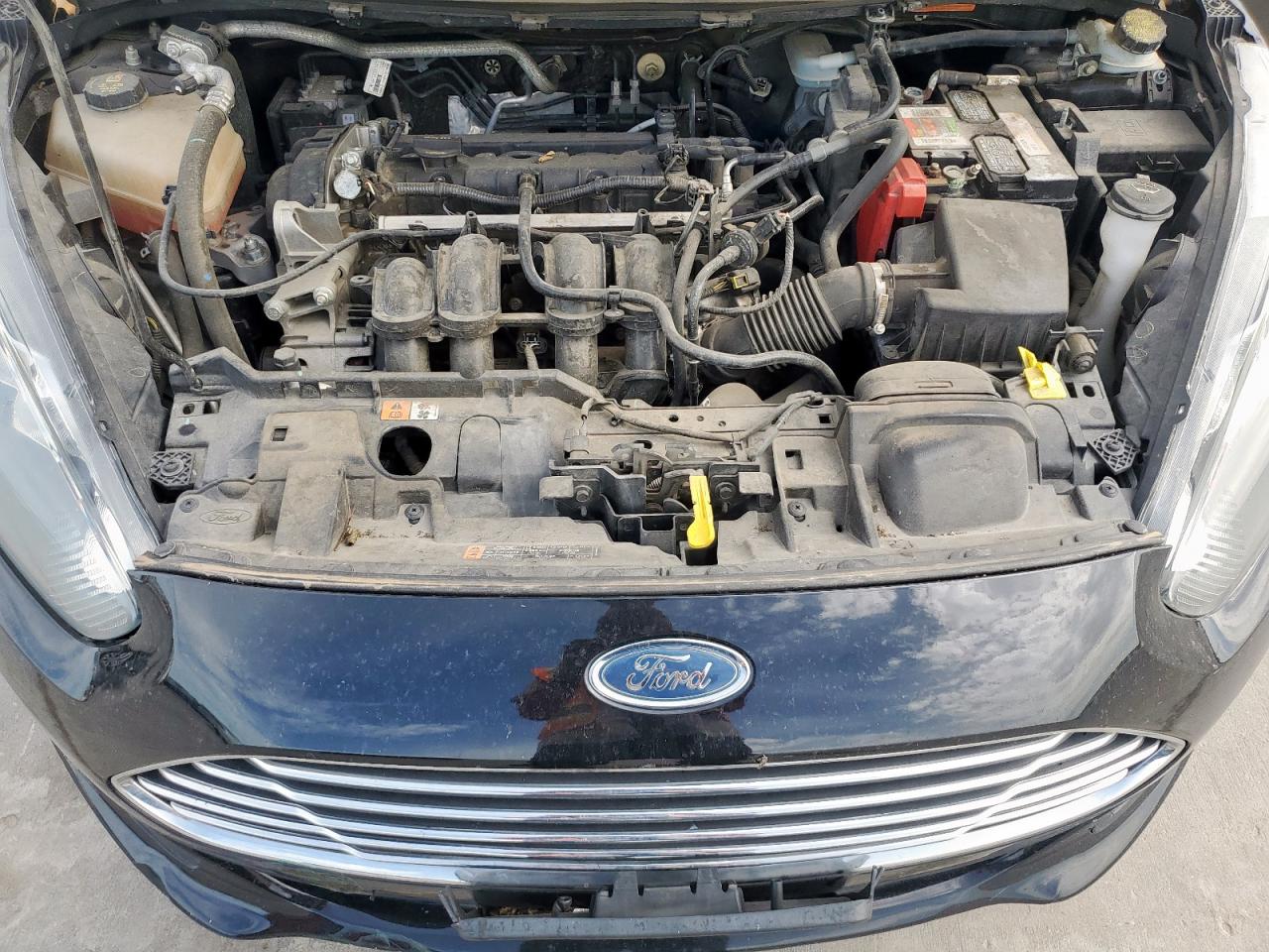 2018 Ford Fiesta Se Black vin: 3FADP4BJ2JM111888