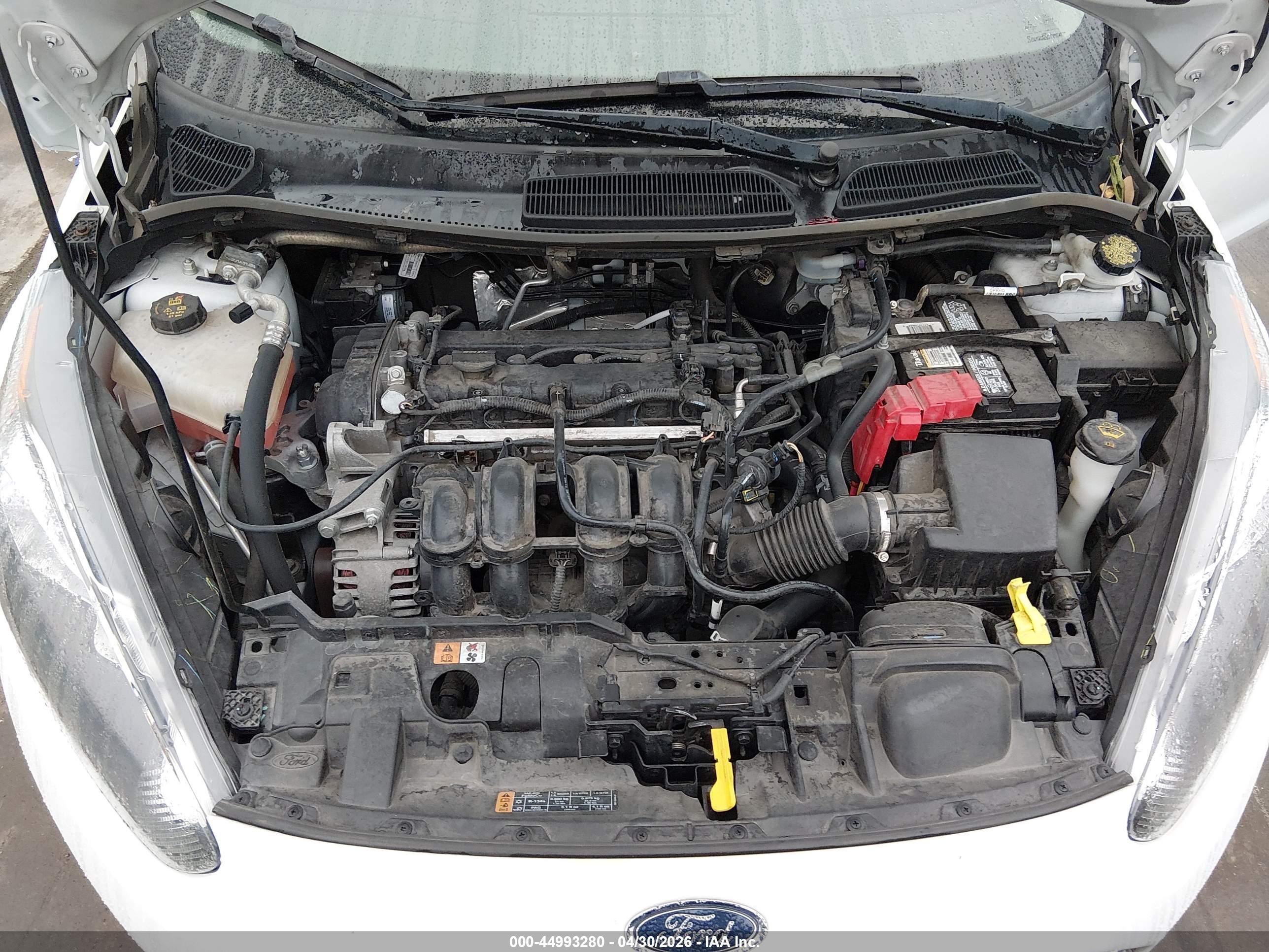 2019 Ford Fiesta Se White vin: 3FADP4BJ2KM143239