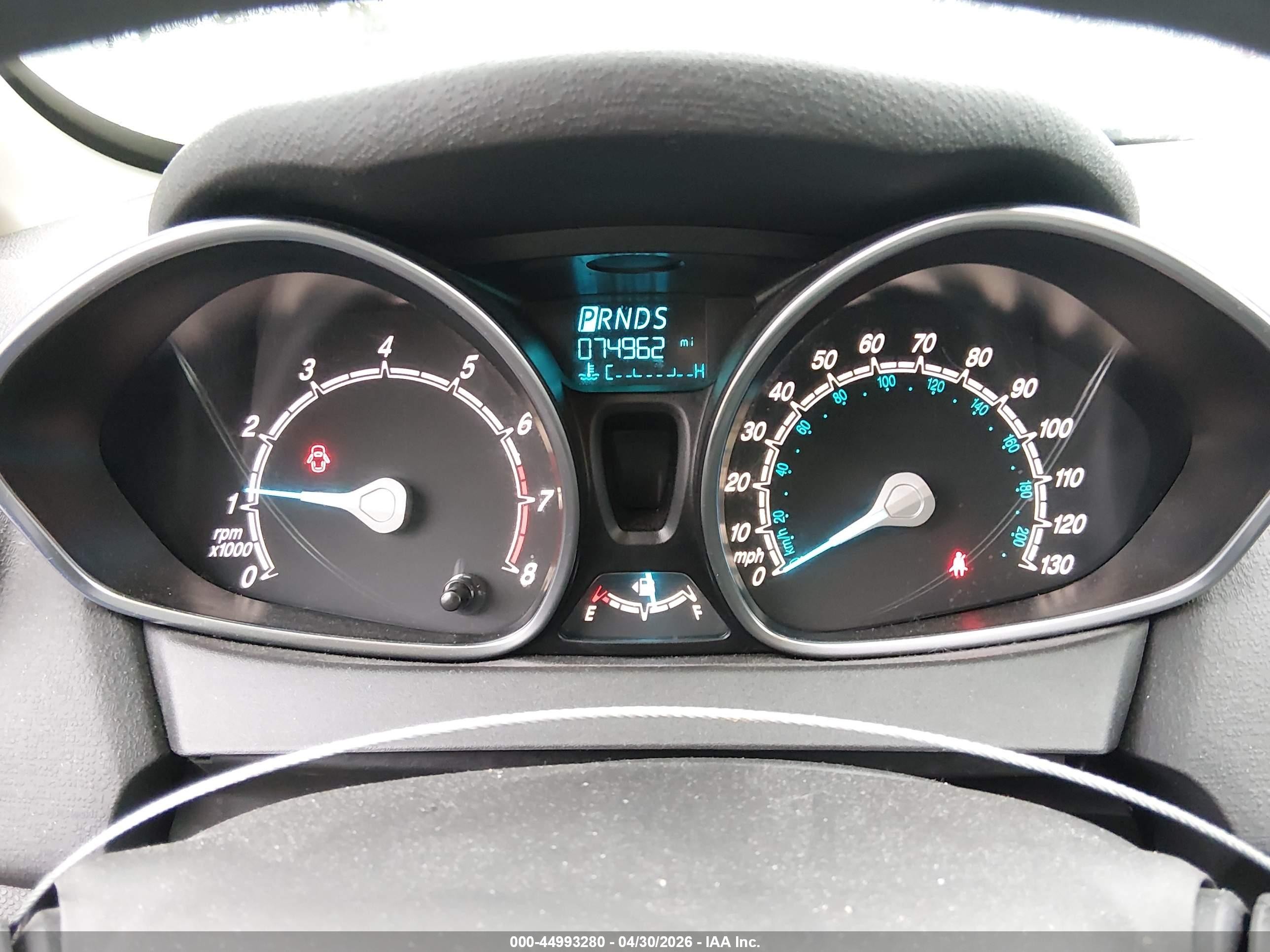 2019 Ford Fiesta Se White vin: 3FADP4BJ2KM143239