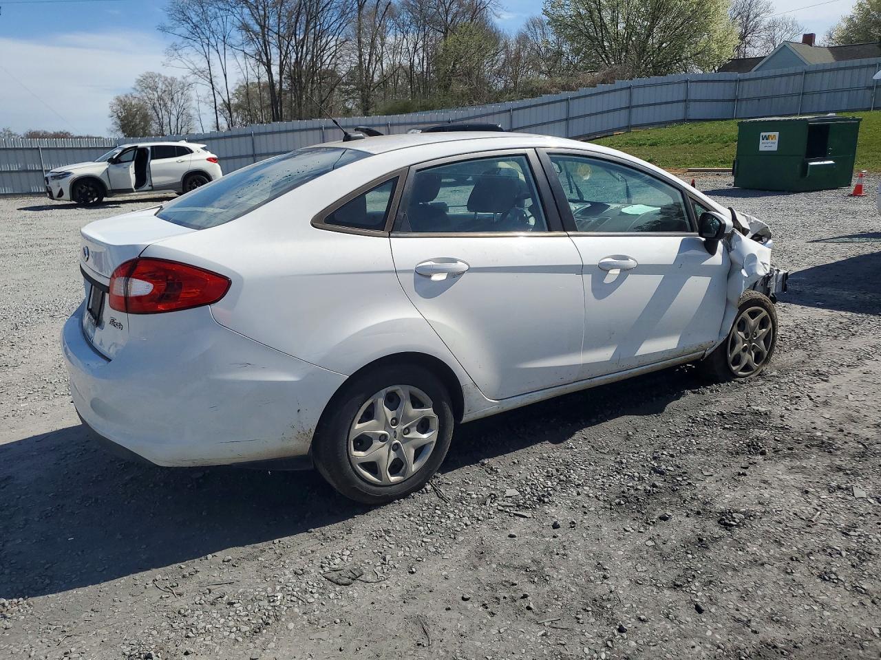 2011 Ford Fiesta Se White vin: 3FADP4BJ3BM111187