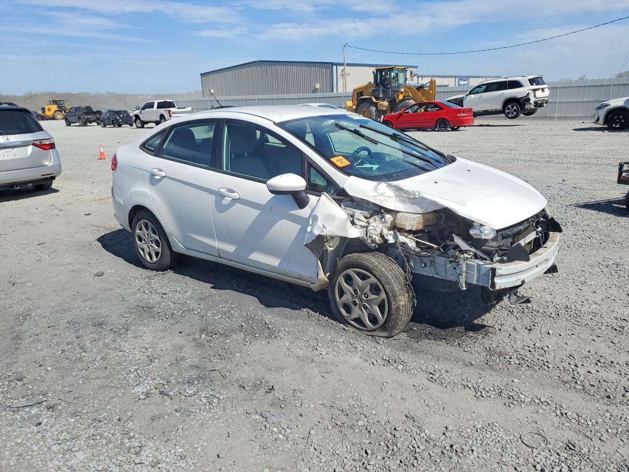 2011 Ford Fiesta Se White vin: 3FADP4BJ3BM111187