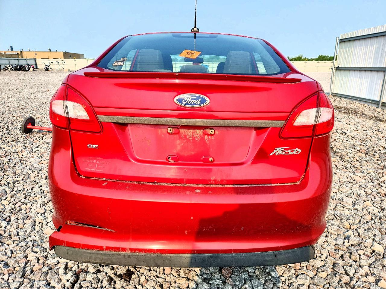 2011 Ford Fiesta Se Красный vin: 3FADP4BJ3BM131245