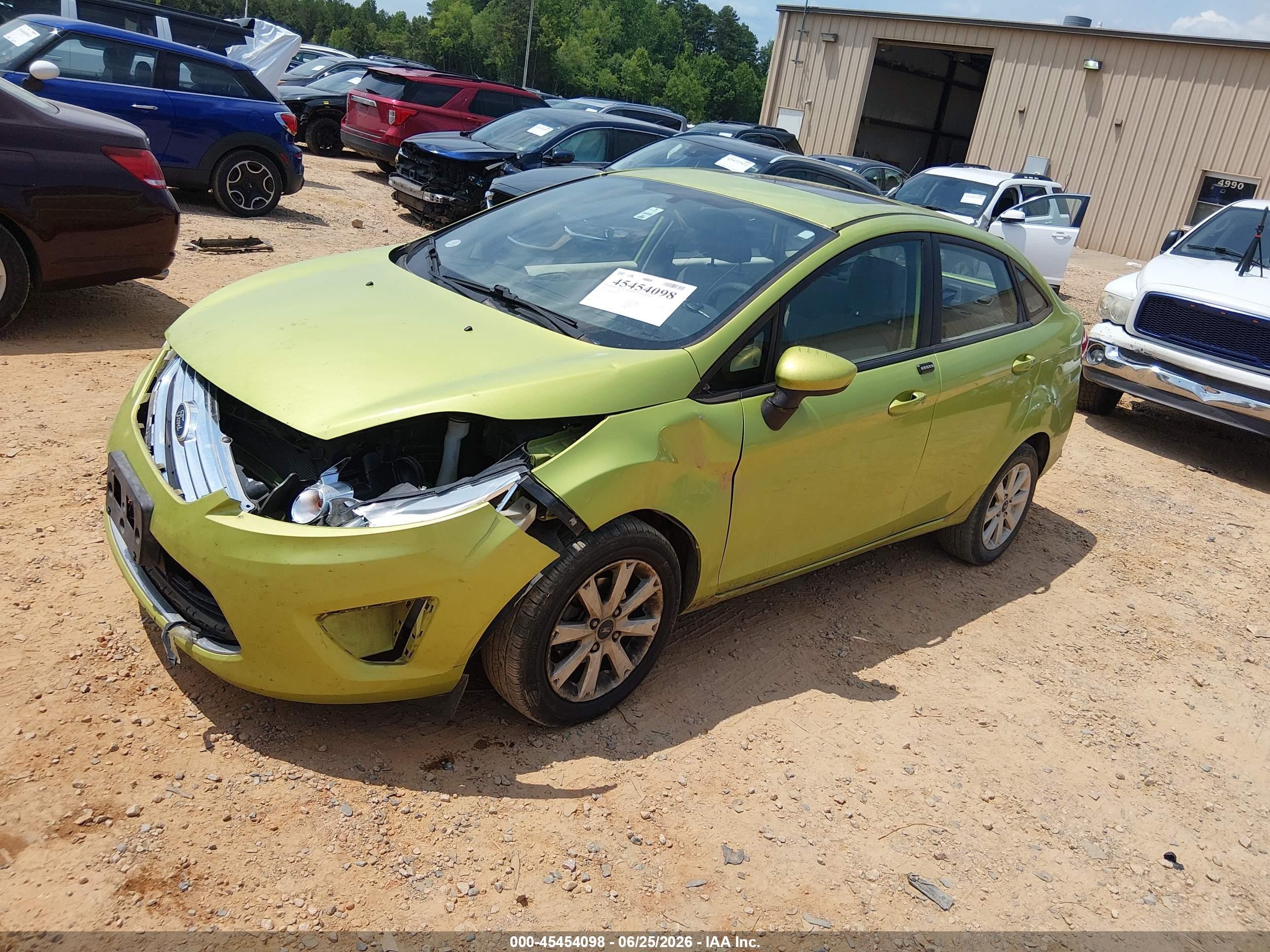 2011 Ford Fiesta Se Green vin: 3FADP4BJ3BM140530