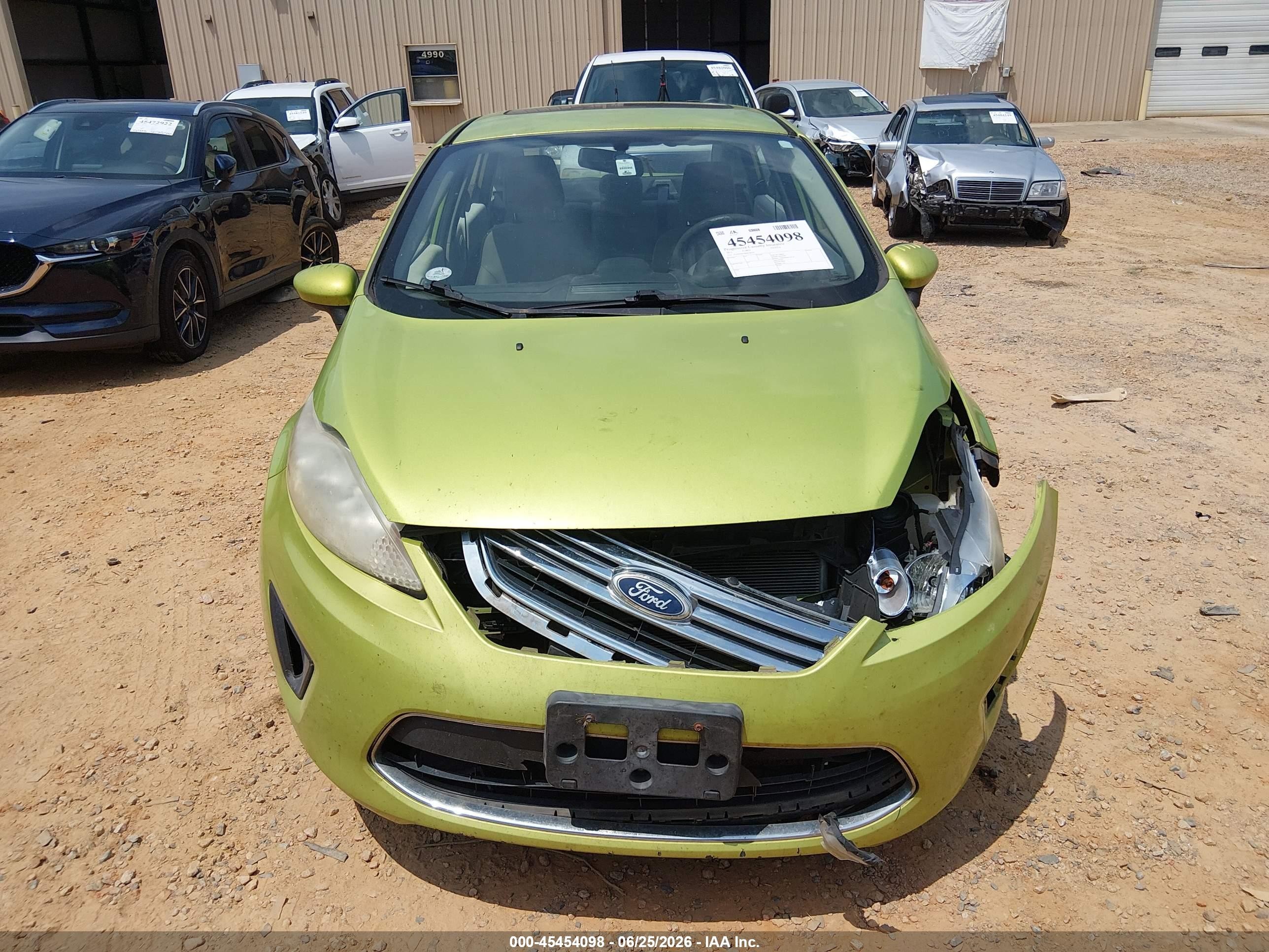2011 Ford Fiesta Se Green vin: 3FADP4BJ3BM140530