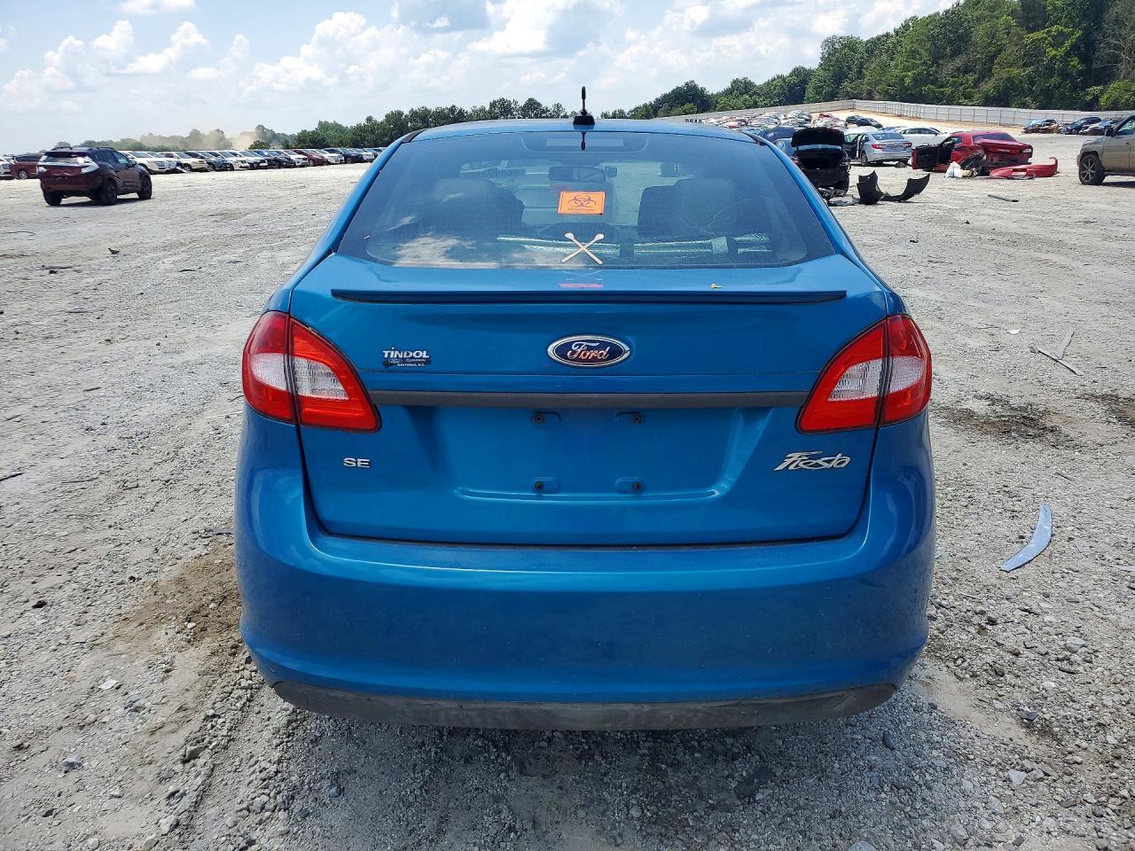 2012 Ford Fiesta Se Blue vin: 3FADP4BJ3CM137046