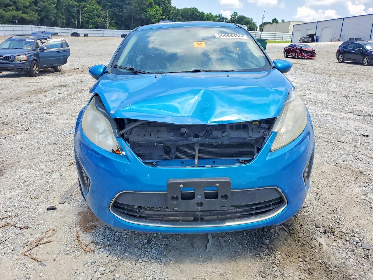 2012 Ford Fiesta Se Blue vin: 3FADP4BJ3CM137046