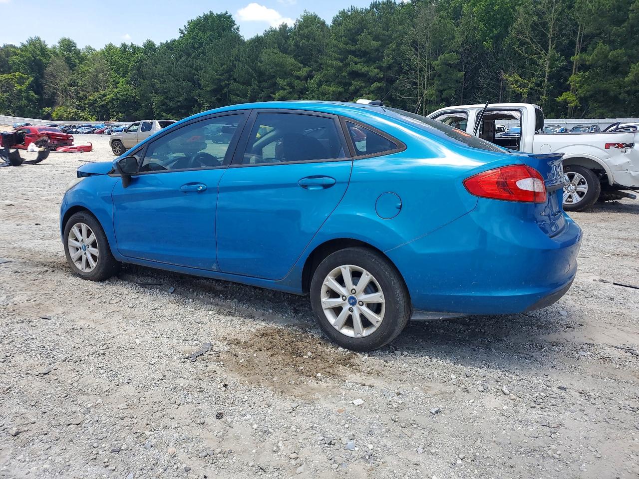 2012 Ford Fiesta Se Blue vin: 3FADP4BJ3CM137046