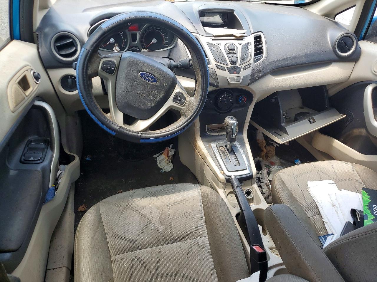 2012 Ford Fiesta Se Blue vin: 3FADP4BJ3CM137046