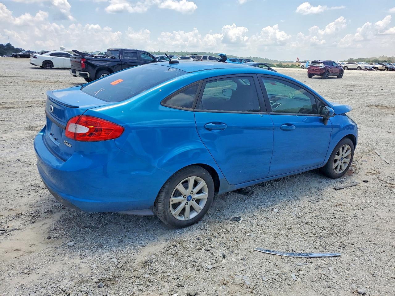 2012 Ford Fiesta Se Blue vin: 3FADP4BJ3CM137046