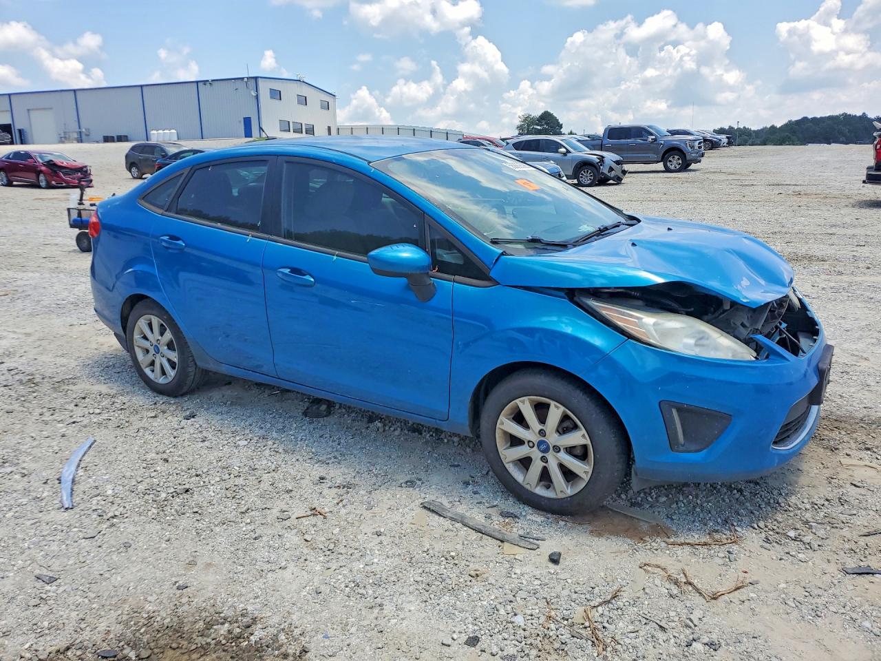 2012 Ford Fiesta Se Blue vin: 3FADP4BJ3CM137046