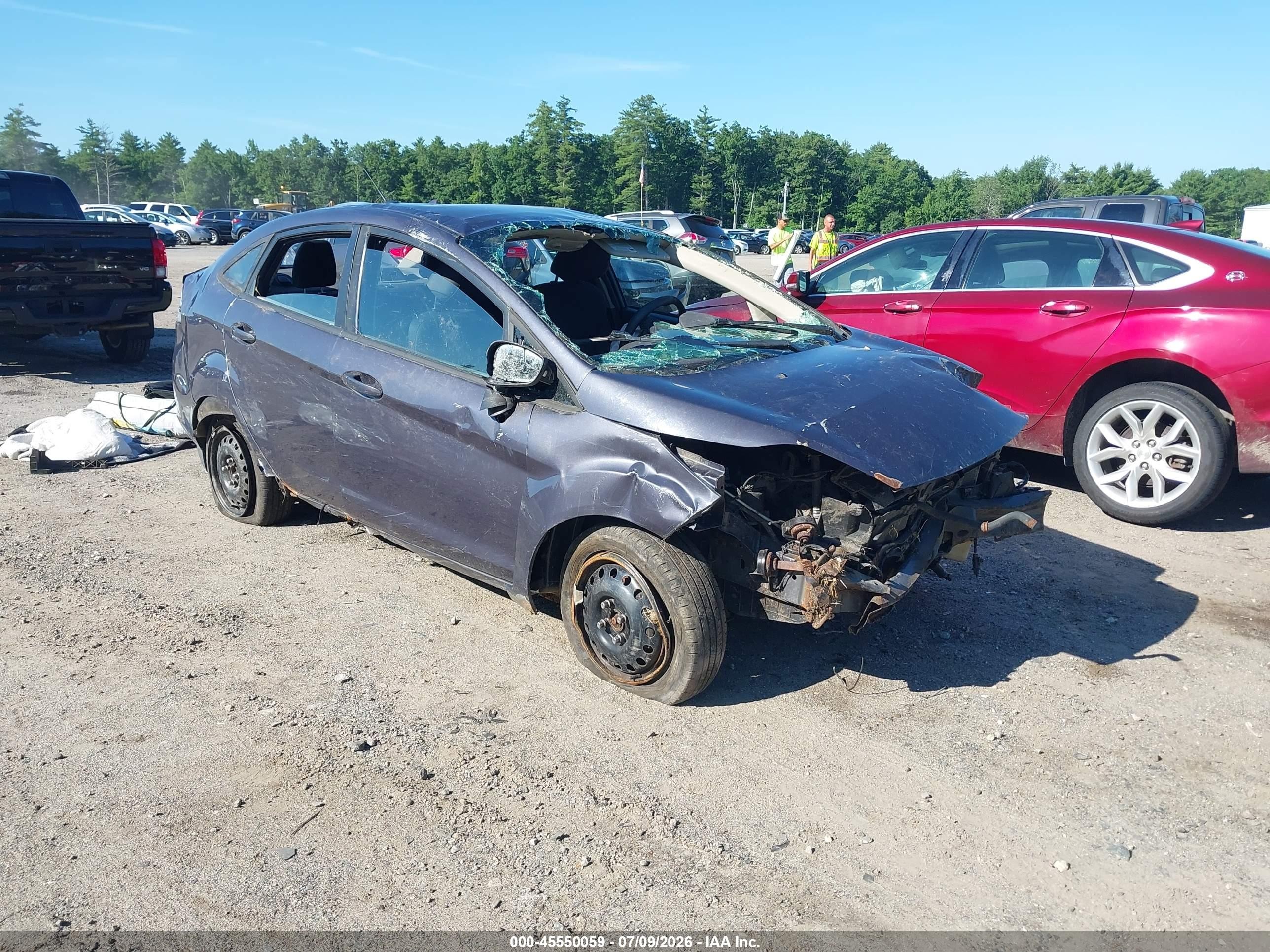2013 Ford Fiesta Se Gray vin: 3FADP4BJ3DM131605