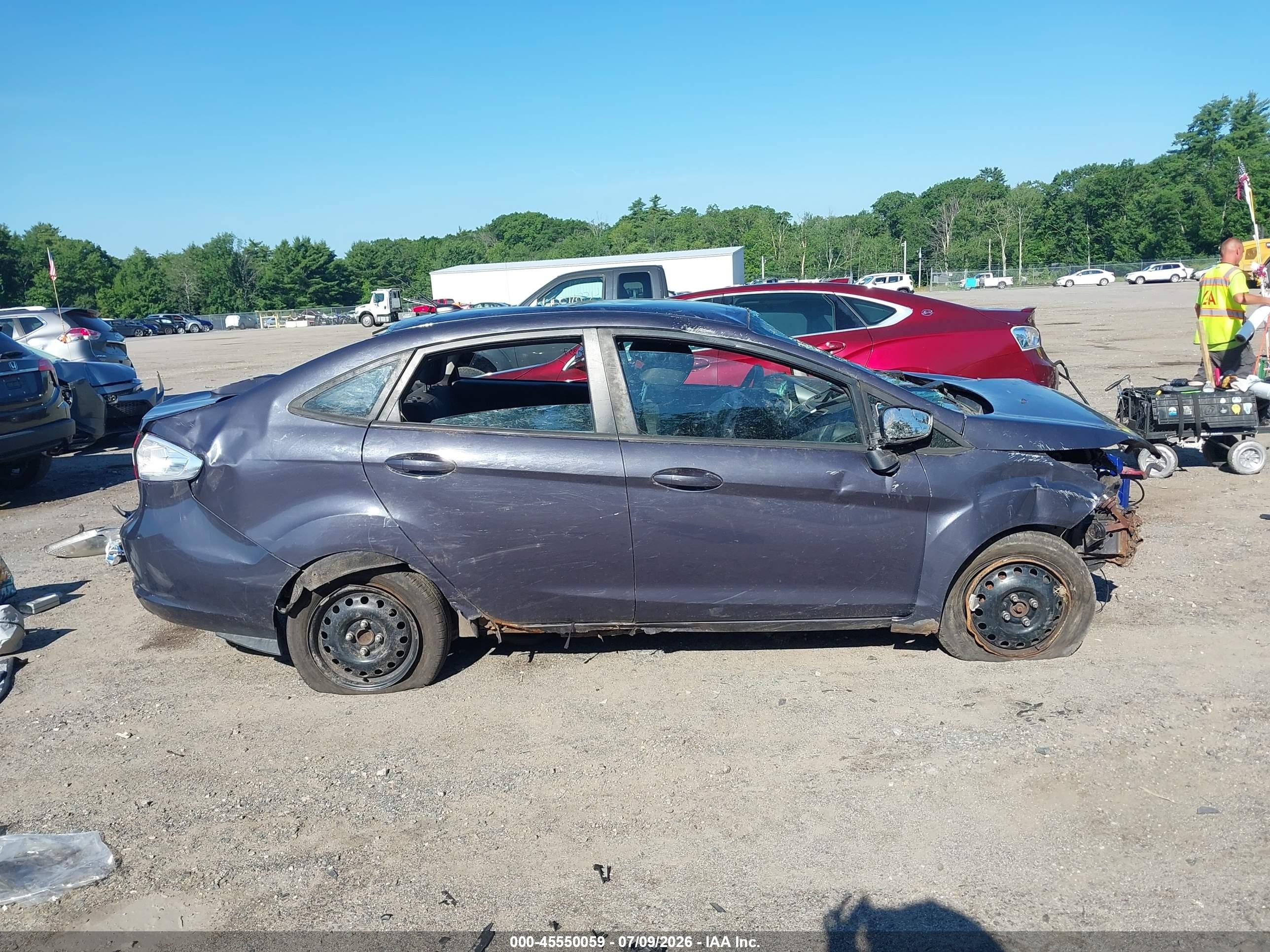 2013 Ford Fiesta Se Gray vin: 3FADP4BJ3DM131605