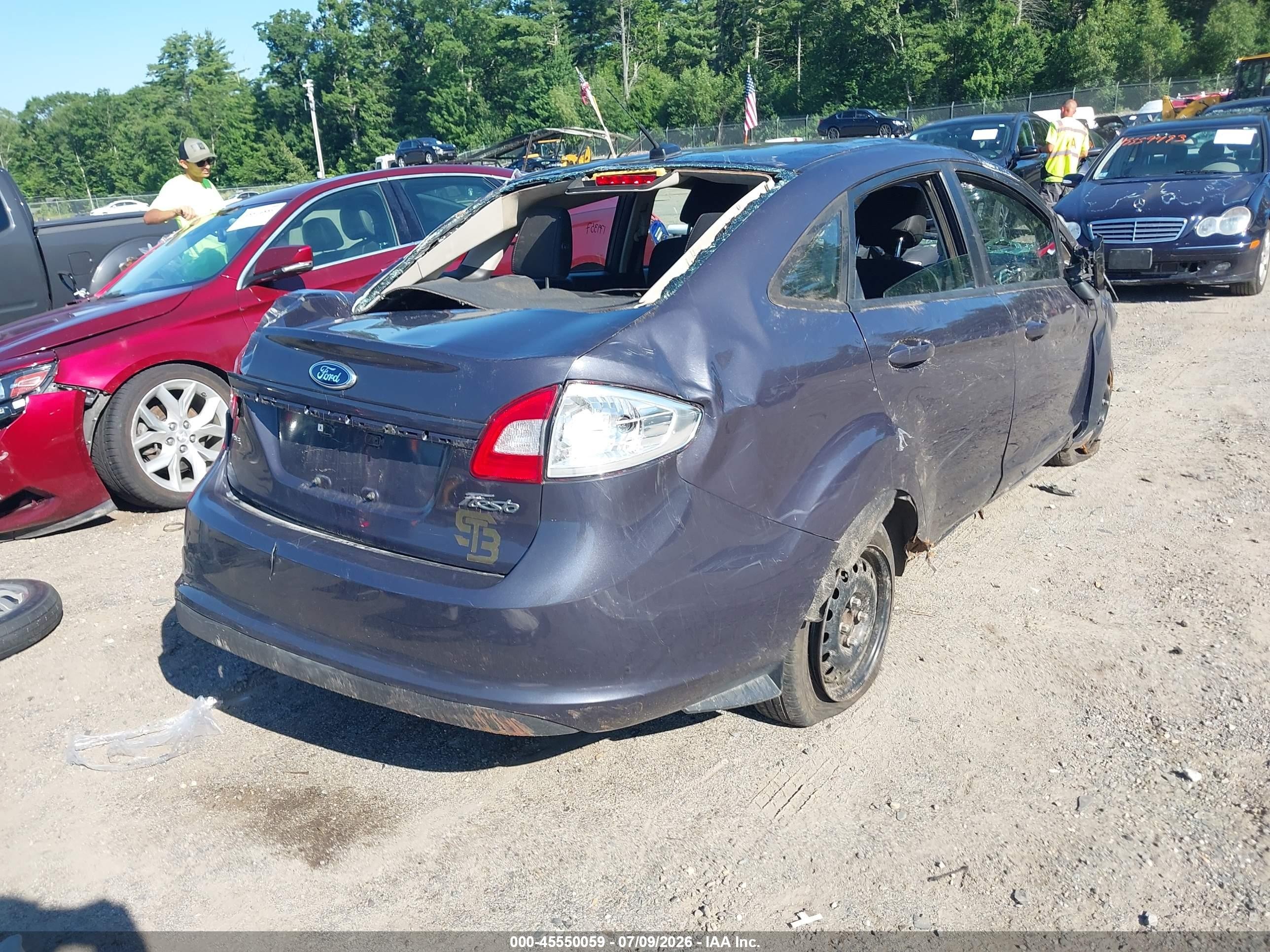 2013 Ford Fiesta Se Gray vin: 3FADP4BJ3DM131605