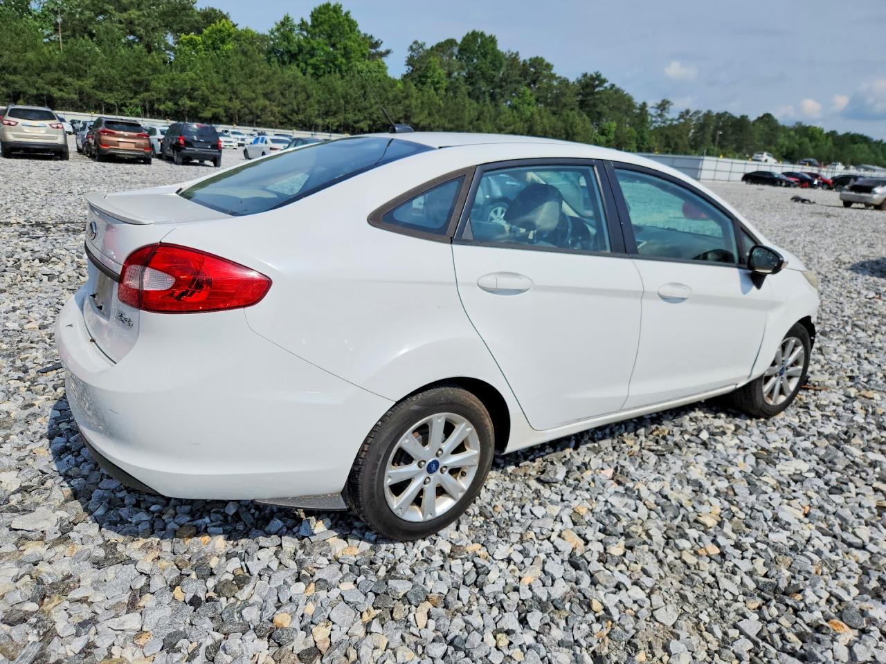 2013 Ford Fiesta Se White vin: 3FADP4BJ3DM140546