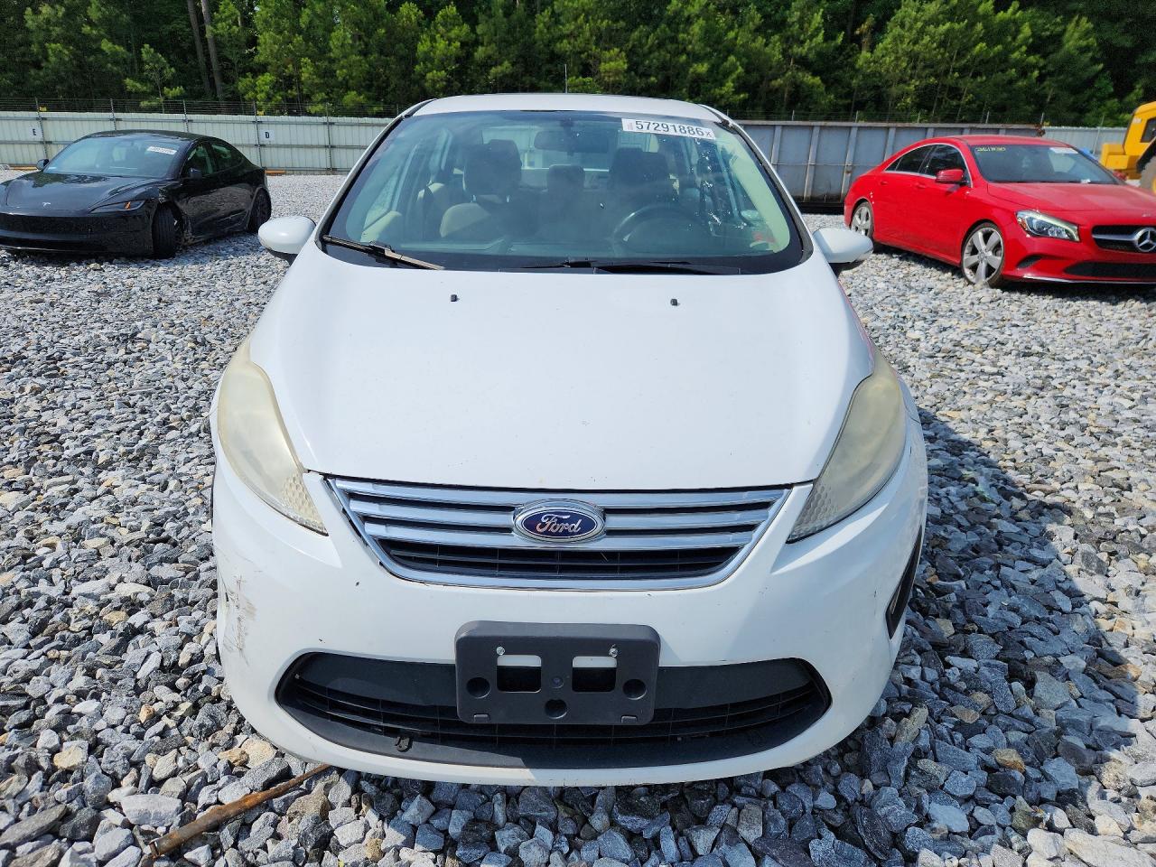 2013 Ford Fiesta Se White vin: 3FADP4BJ3DM140546
