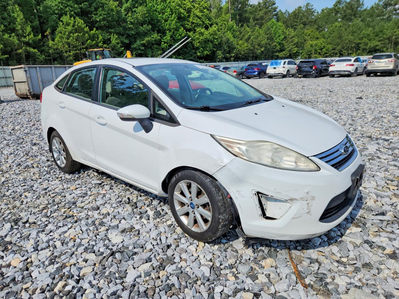 2013 Ford Fiesta Se White vin: 3FADP4BJ3DM140546