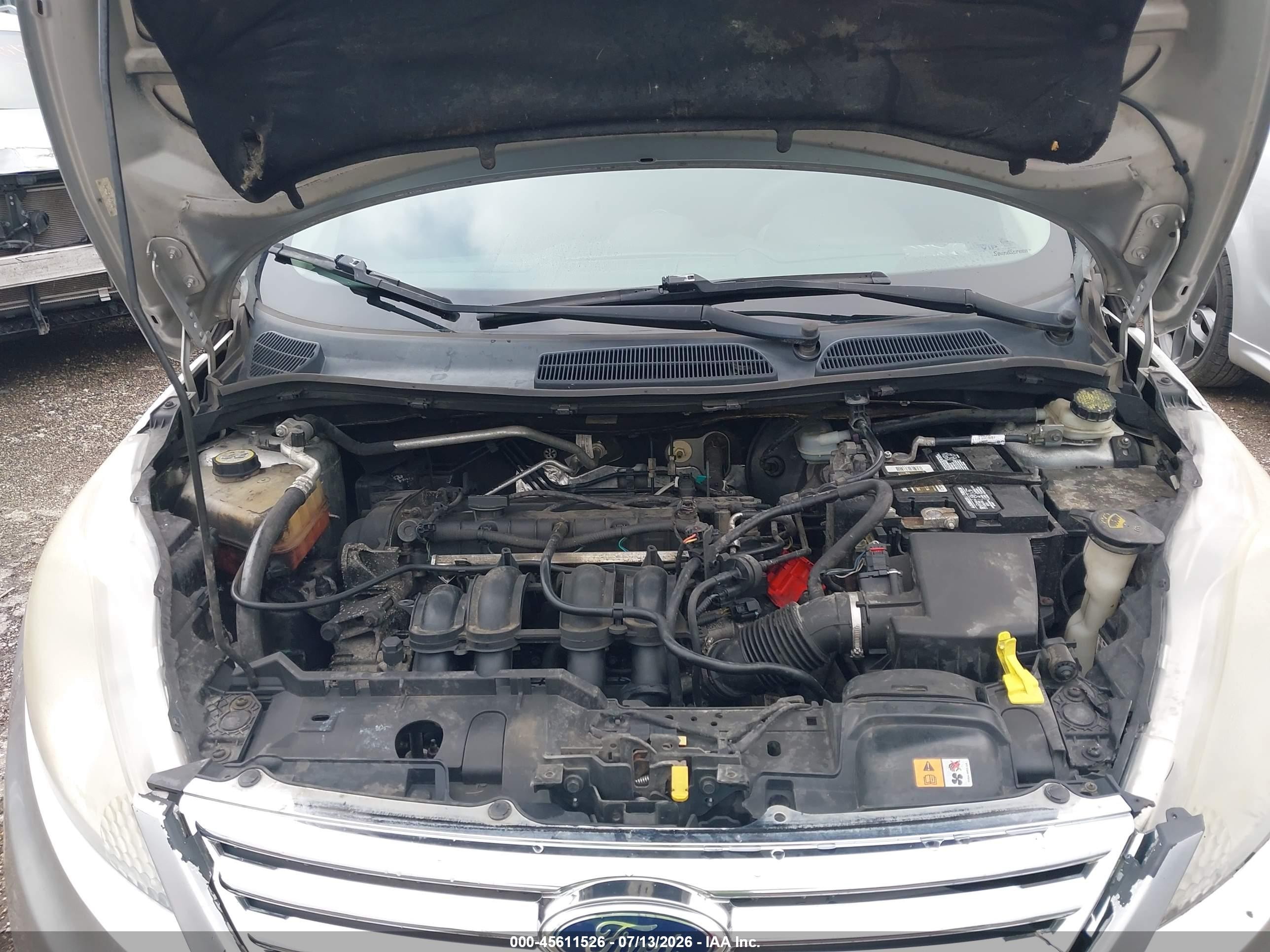 2013 Ford Fiesta Se Silver vin: 3FADP4BJ3DM192341