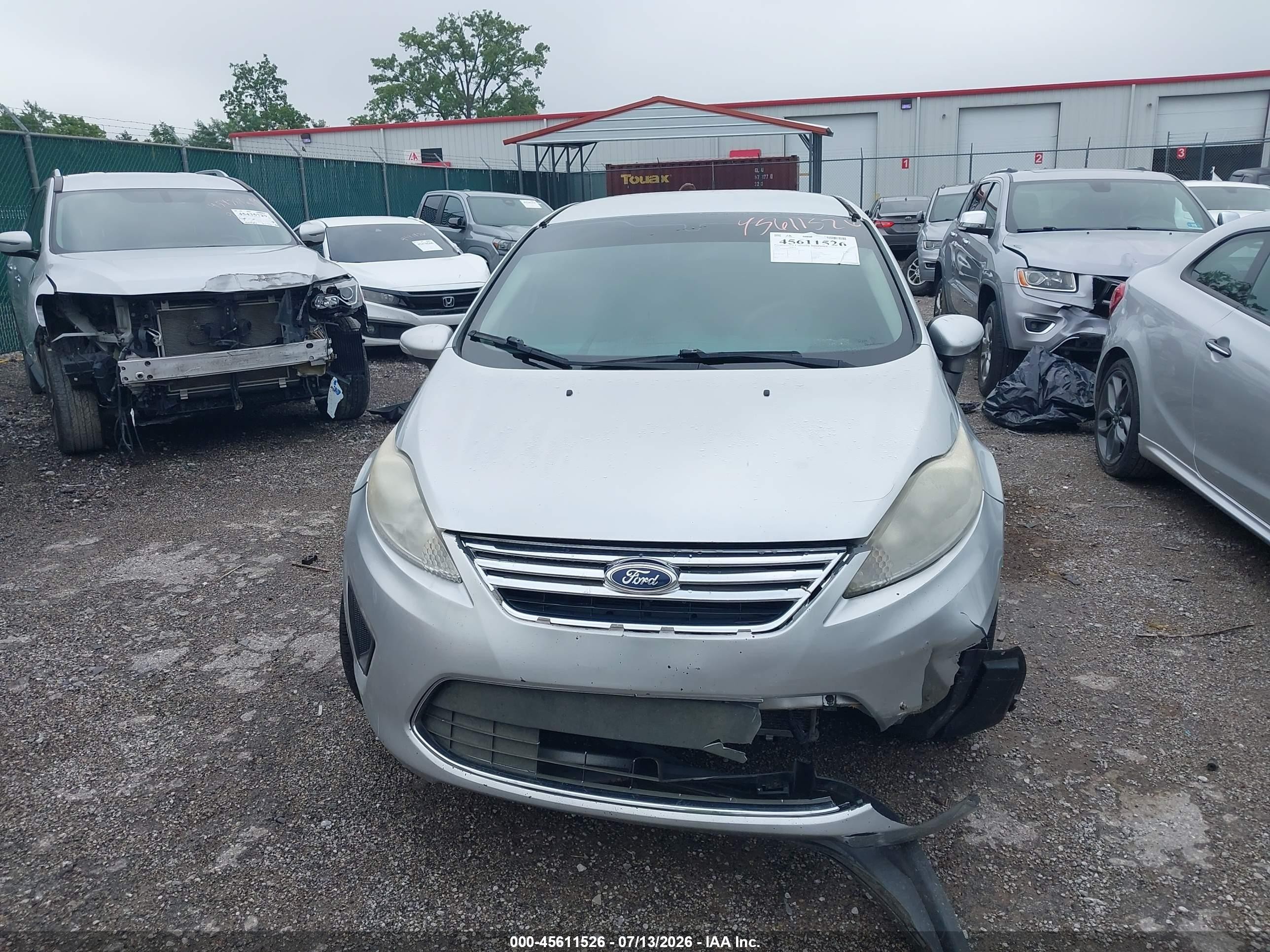 2013 Ford Fiesta Se Silver vin: 3FADP4BJ3DM192341