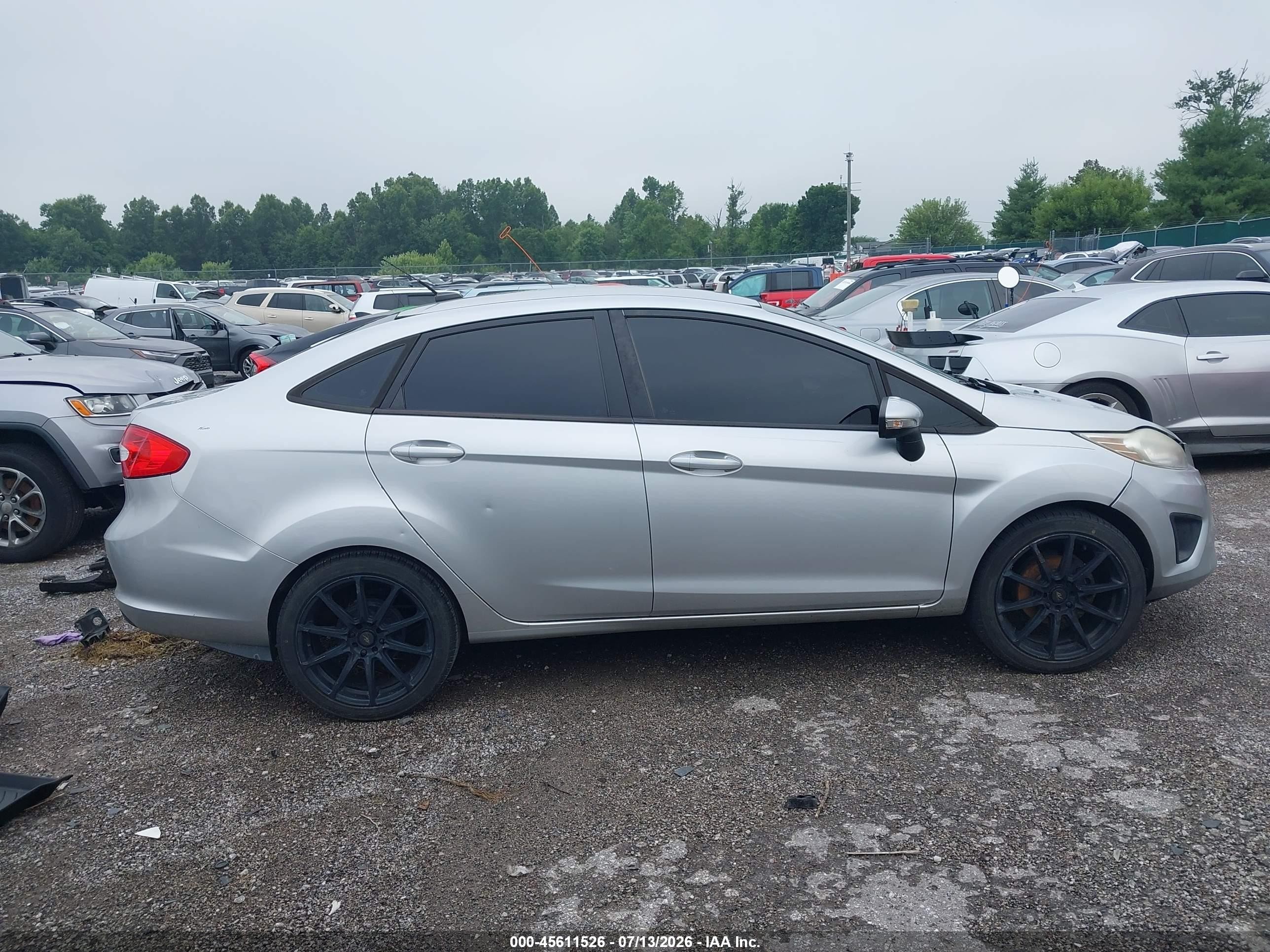 2013 Ford Fiesta Se Silver vin: 3FADP4BJ3DM192341