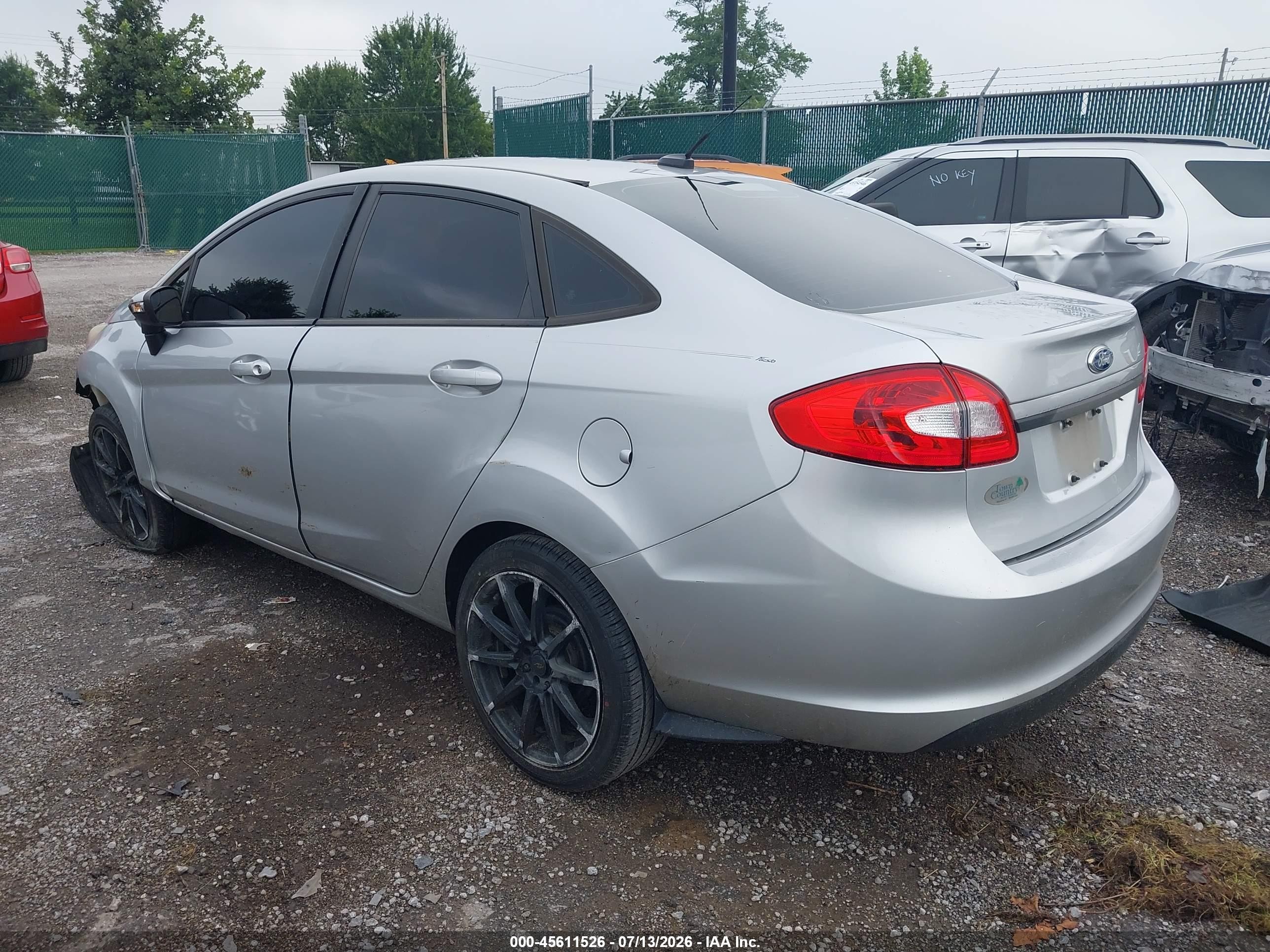 2013 Ford Fiesta Se Silver vin: 3FADP4BJ3DM192341
