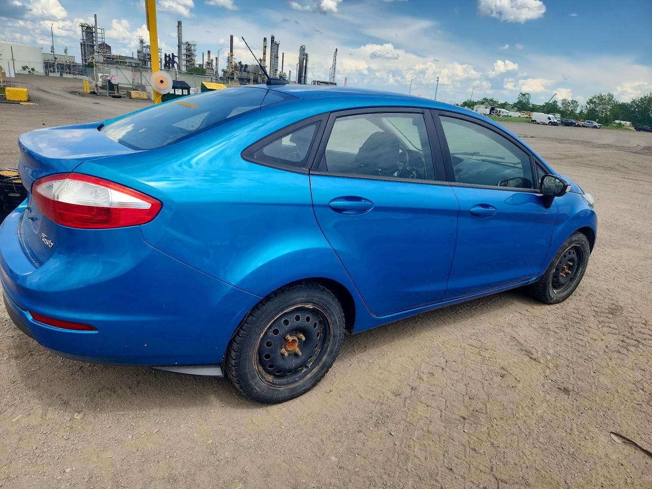 2014 Ford Fiesta Se Blue vin: 3FADP4BJ3EM129645